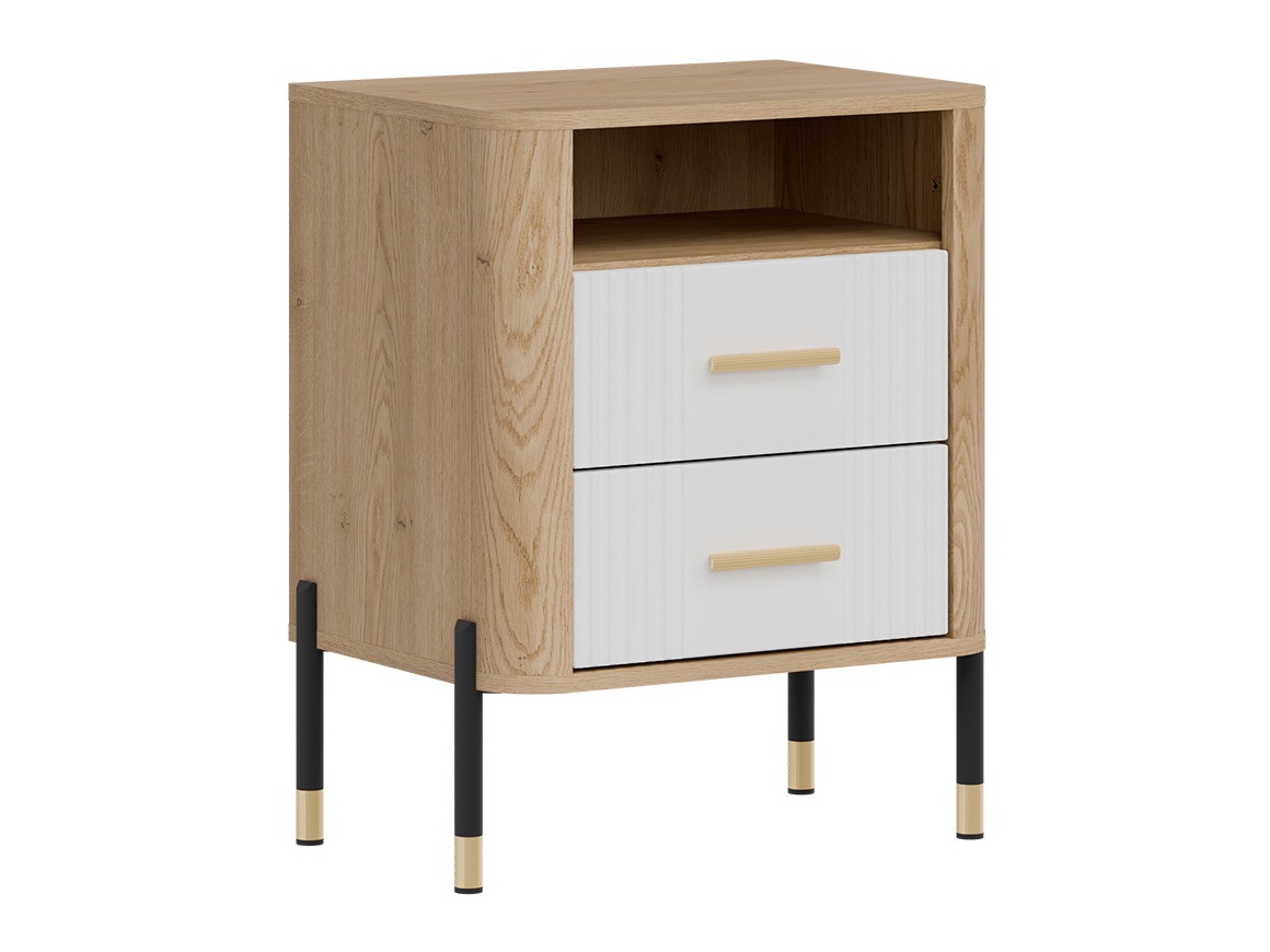 Bedside table Flosora 142 (White)