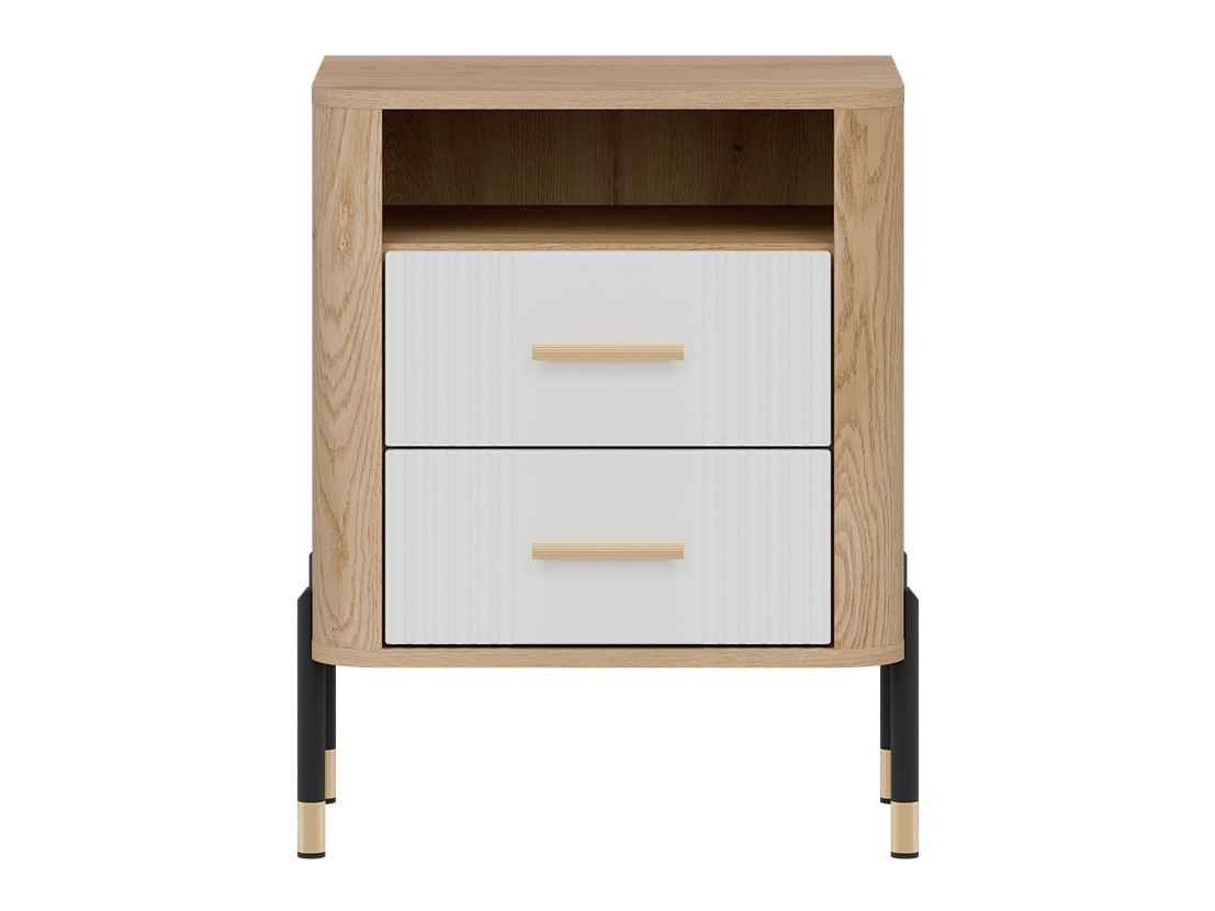 Bedside table Flosora 142 (White)