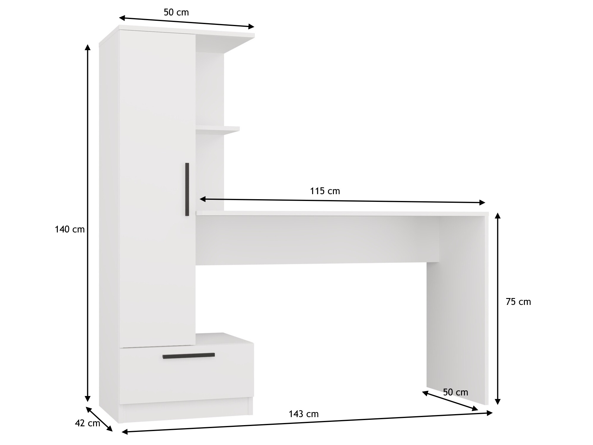 Desk Mandeville 321 (Artisan oak)