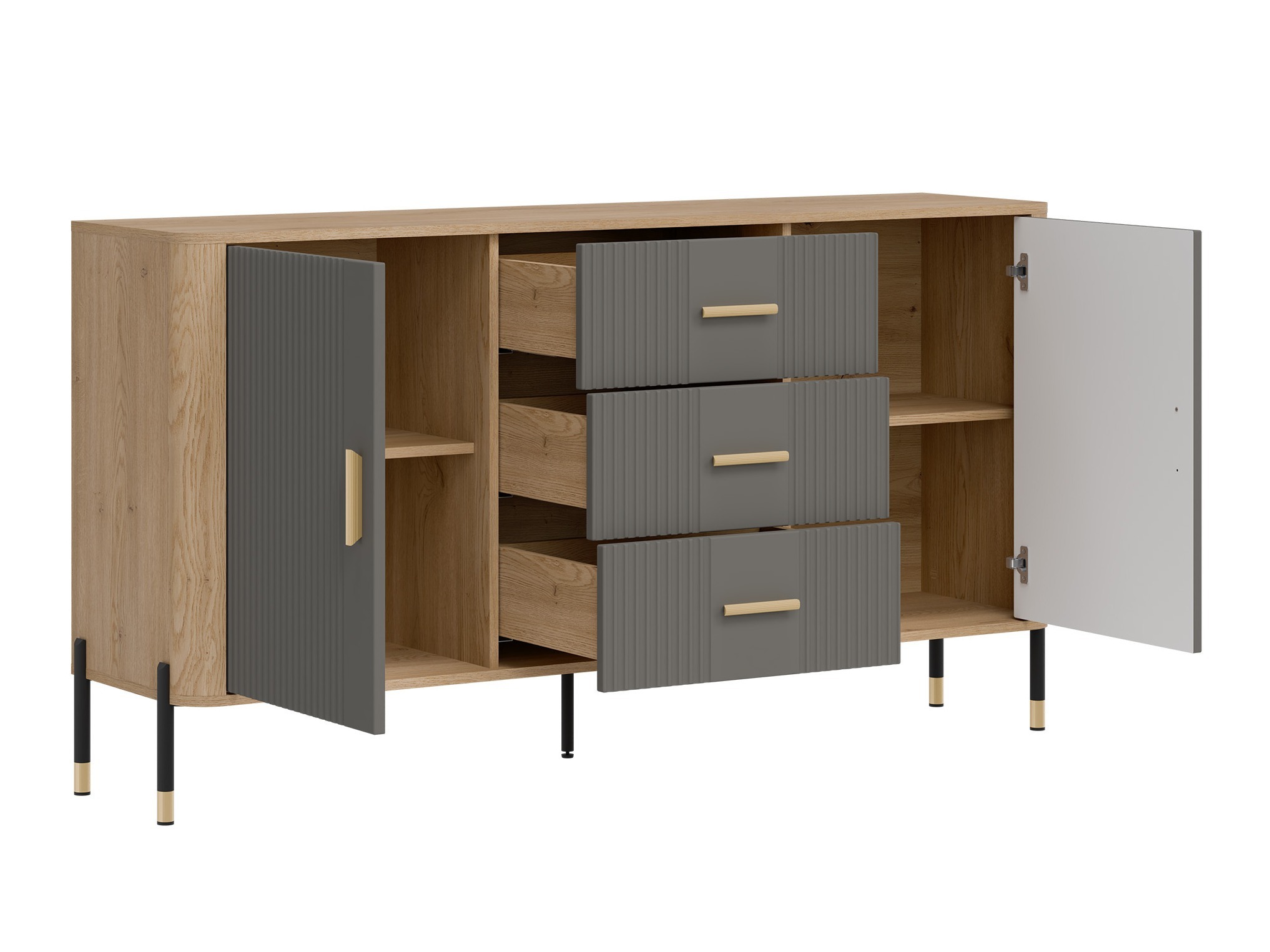 Living room set Flosora 148 (Grey)