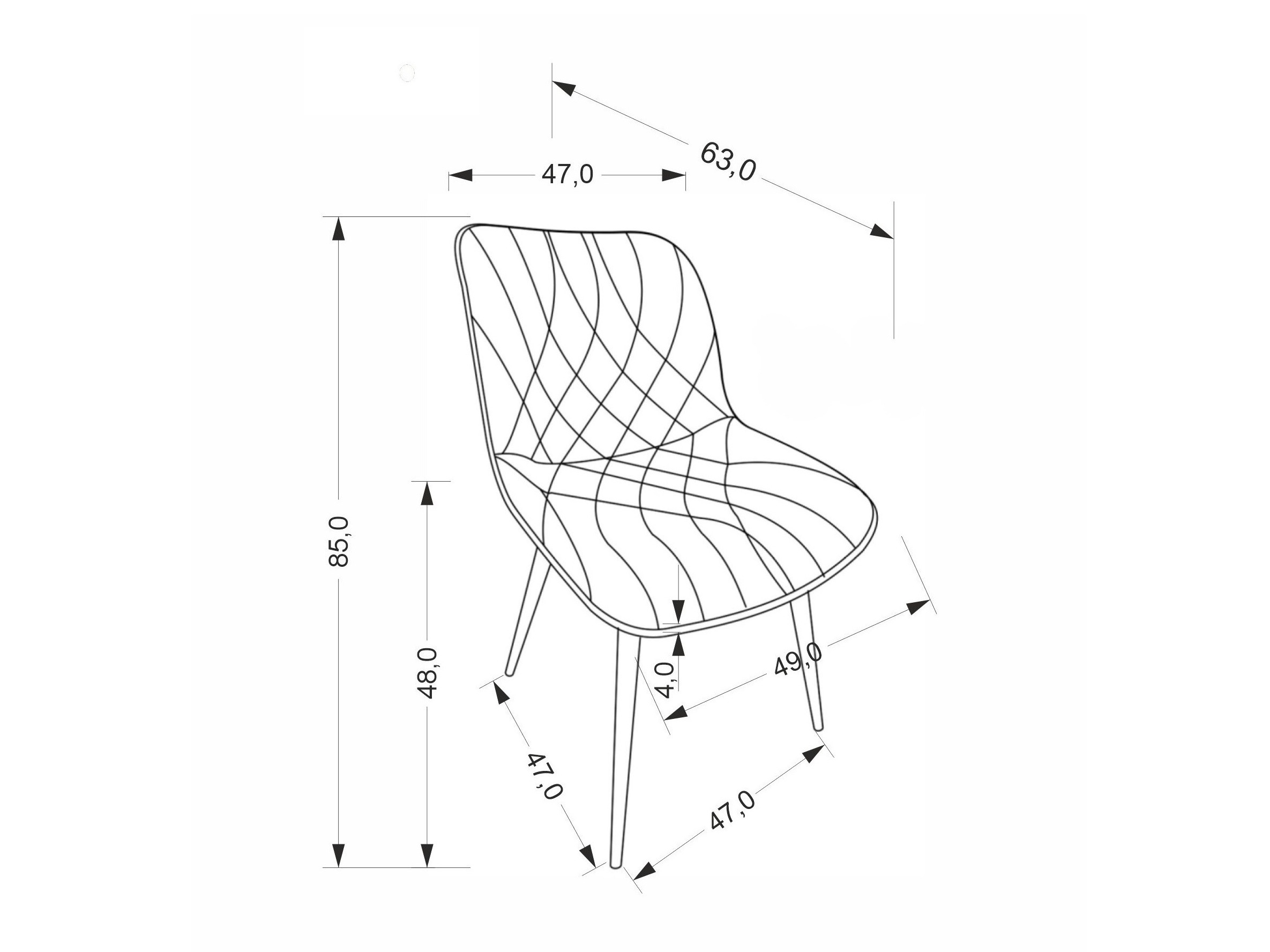 Chair Houston 2033 (Light beige)