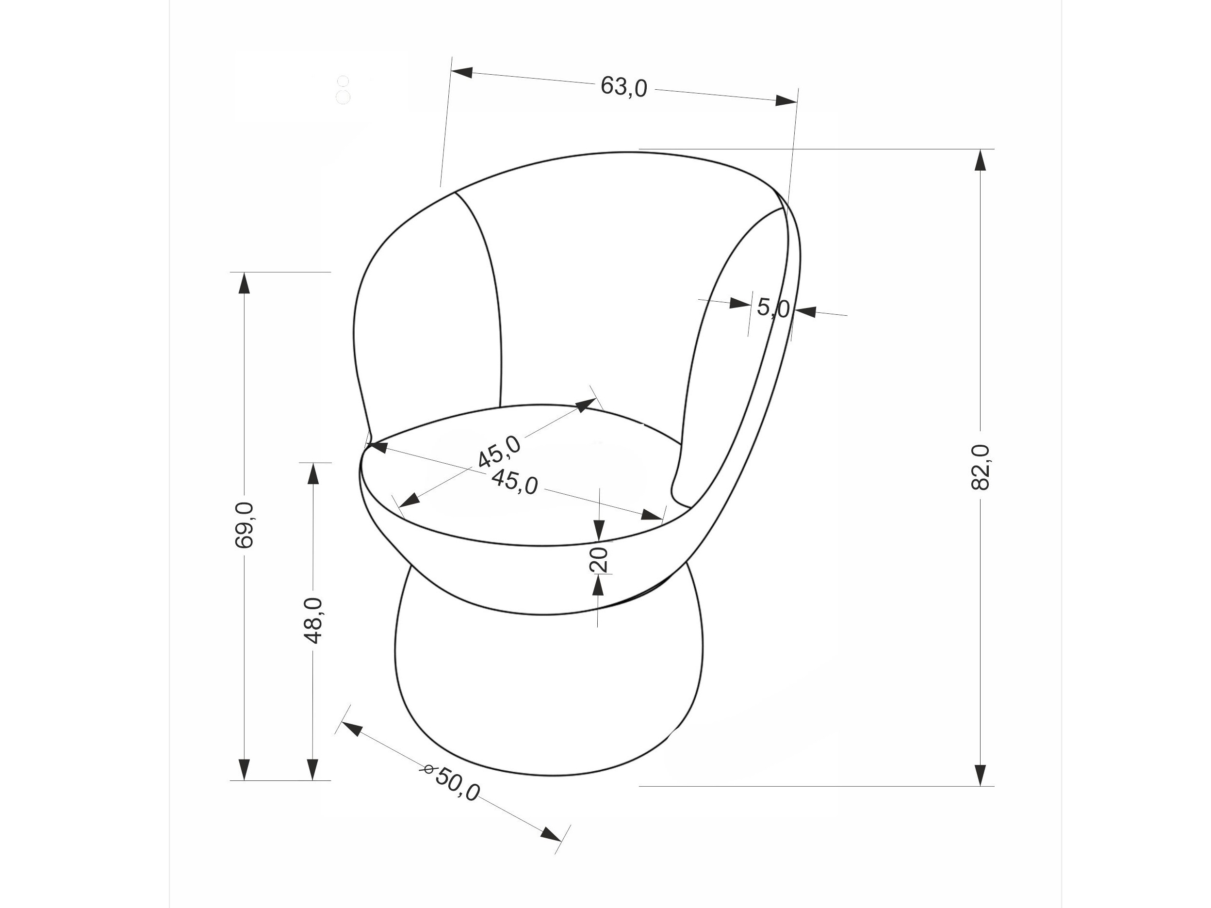 Chair Houston 2082 (Beige)