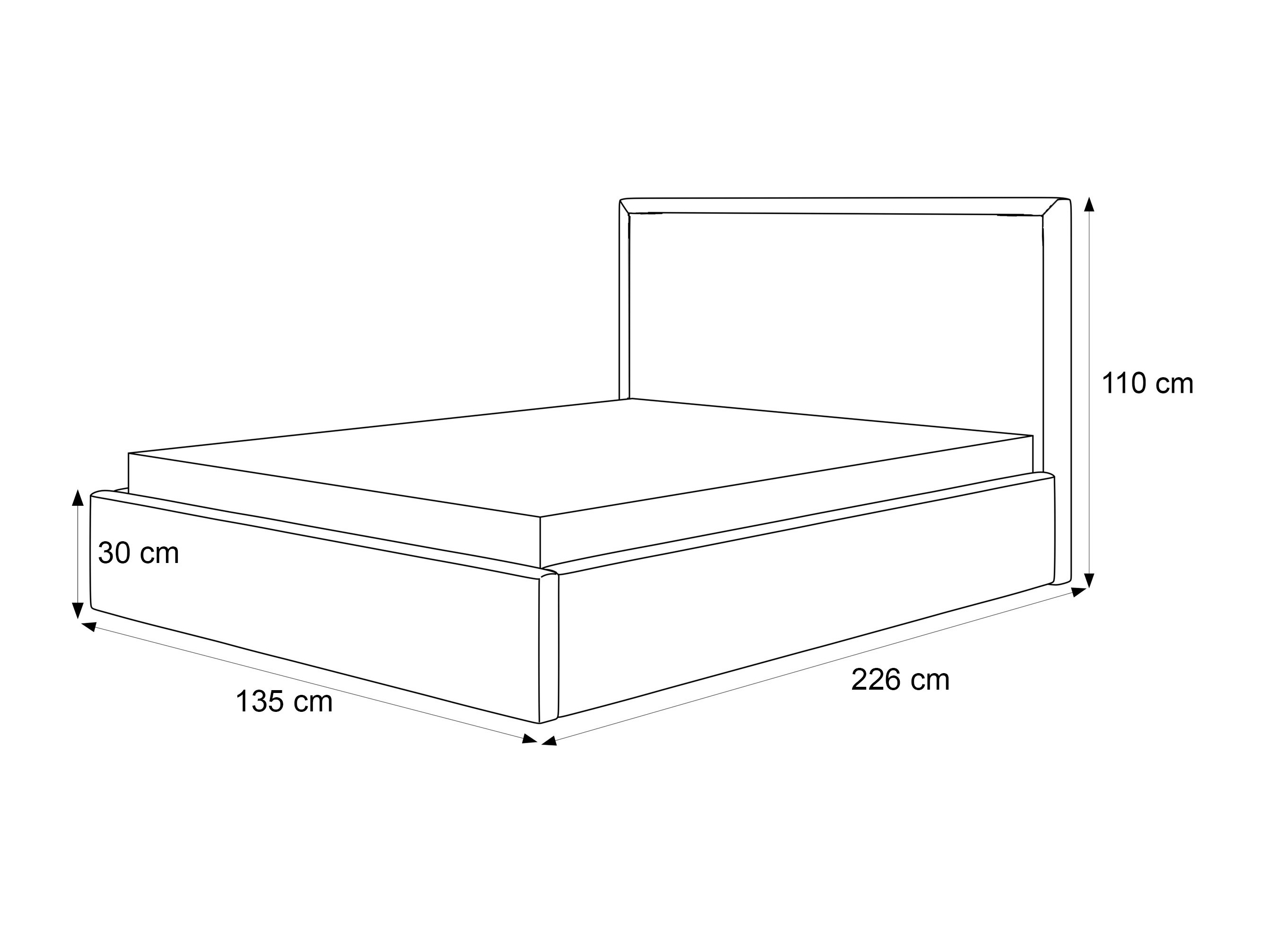 Bed Martinez 120 (Dream Velvet 20205)