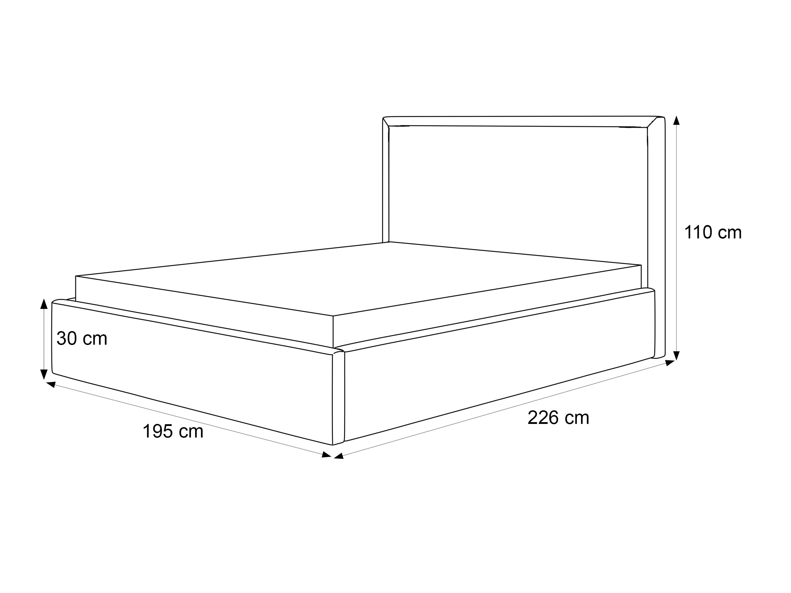 Bed Martinez 120 (Dream Velvet 20205)