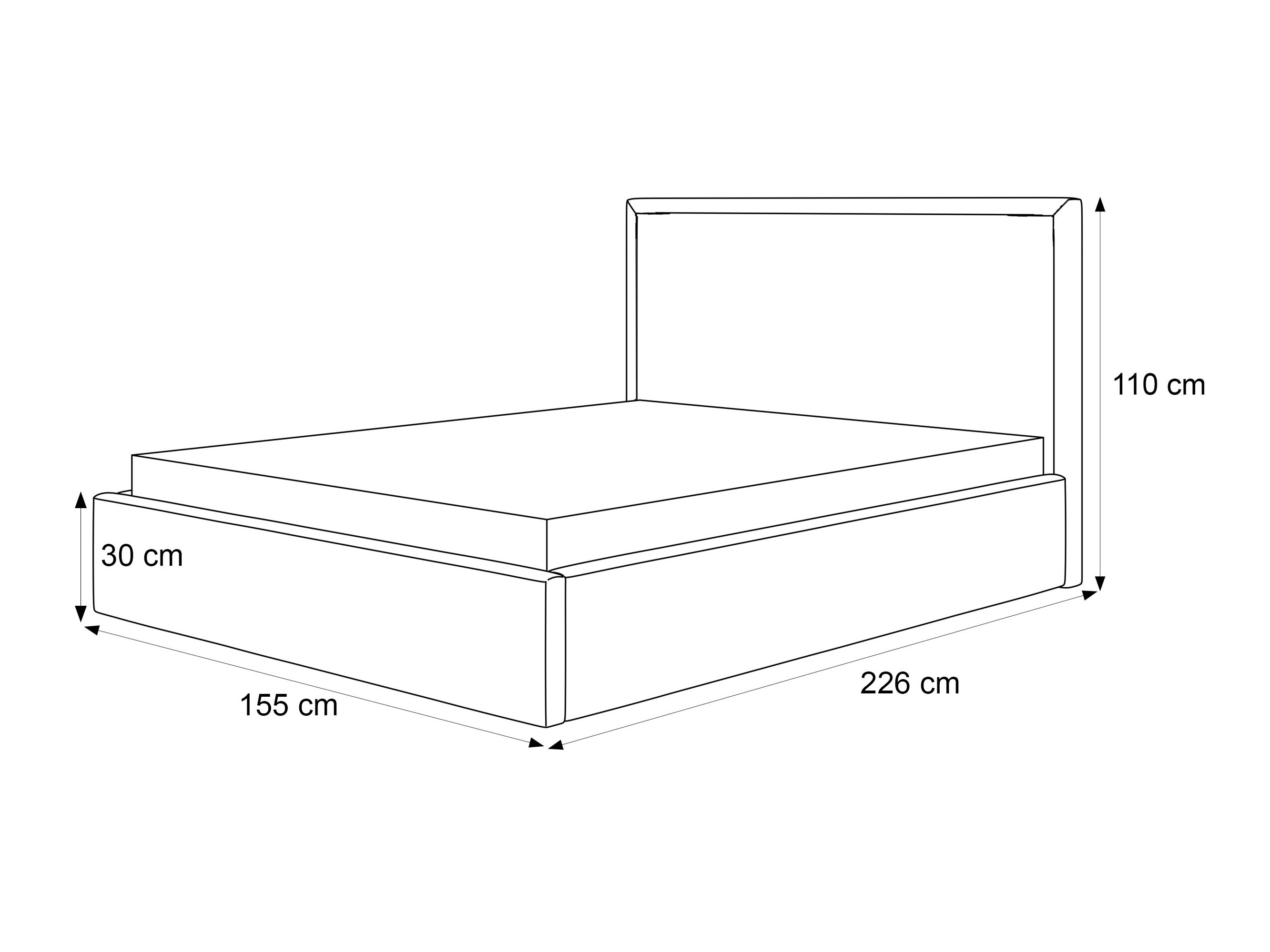 Bed Martinez 120 (Dream Velvet 20217)