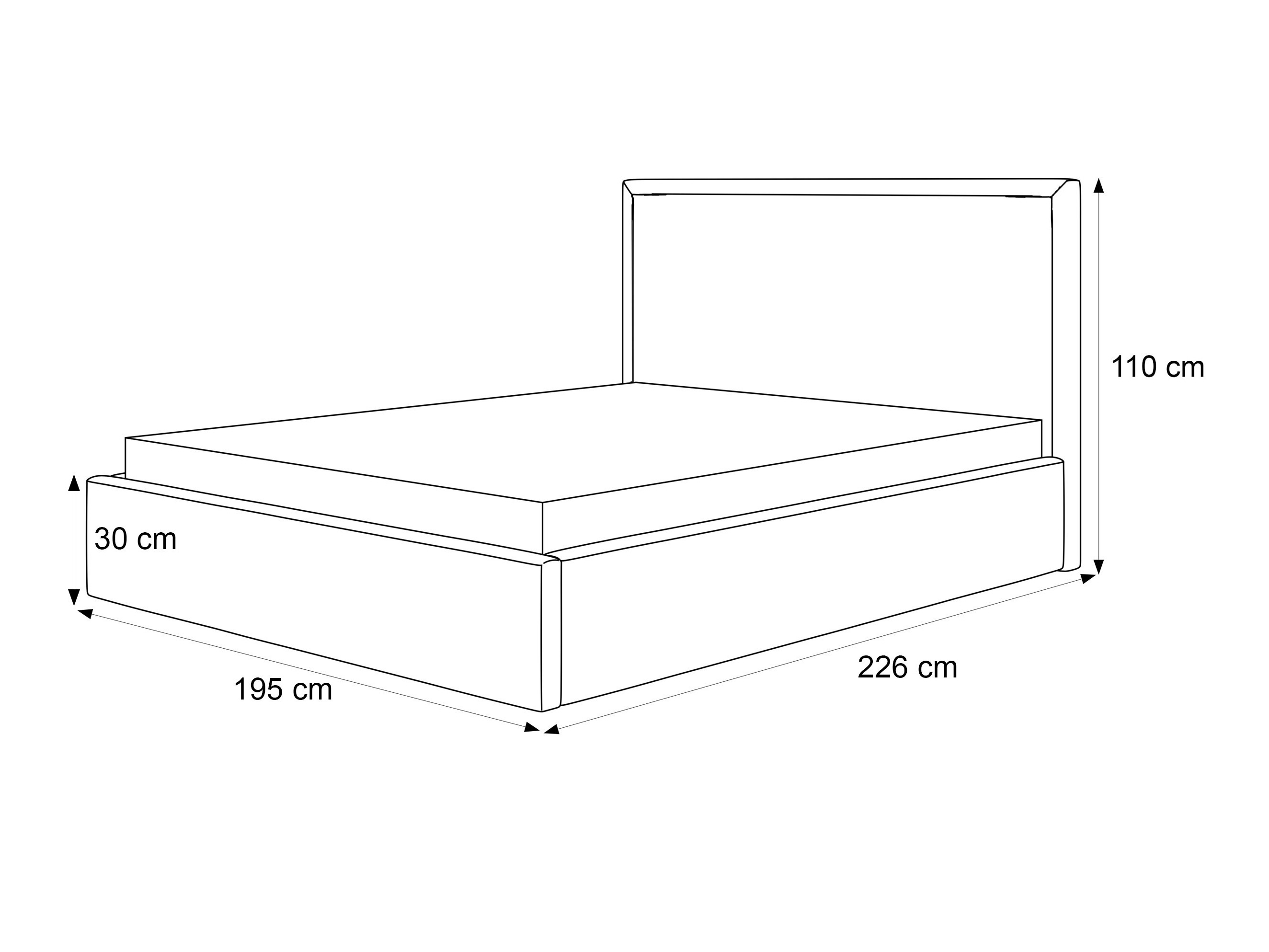 Bed Martinez 120 (Dream Velvet 20225)
