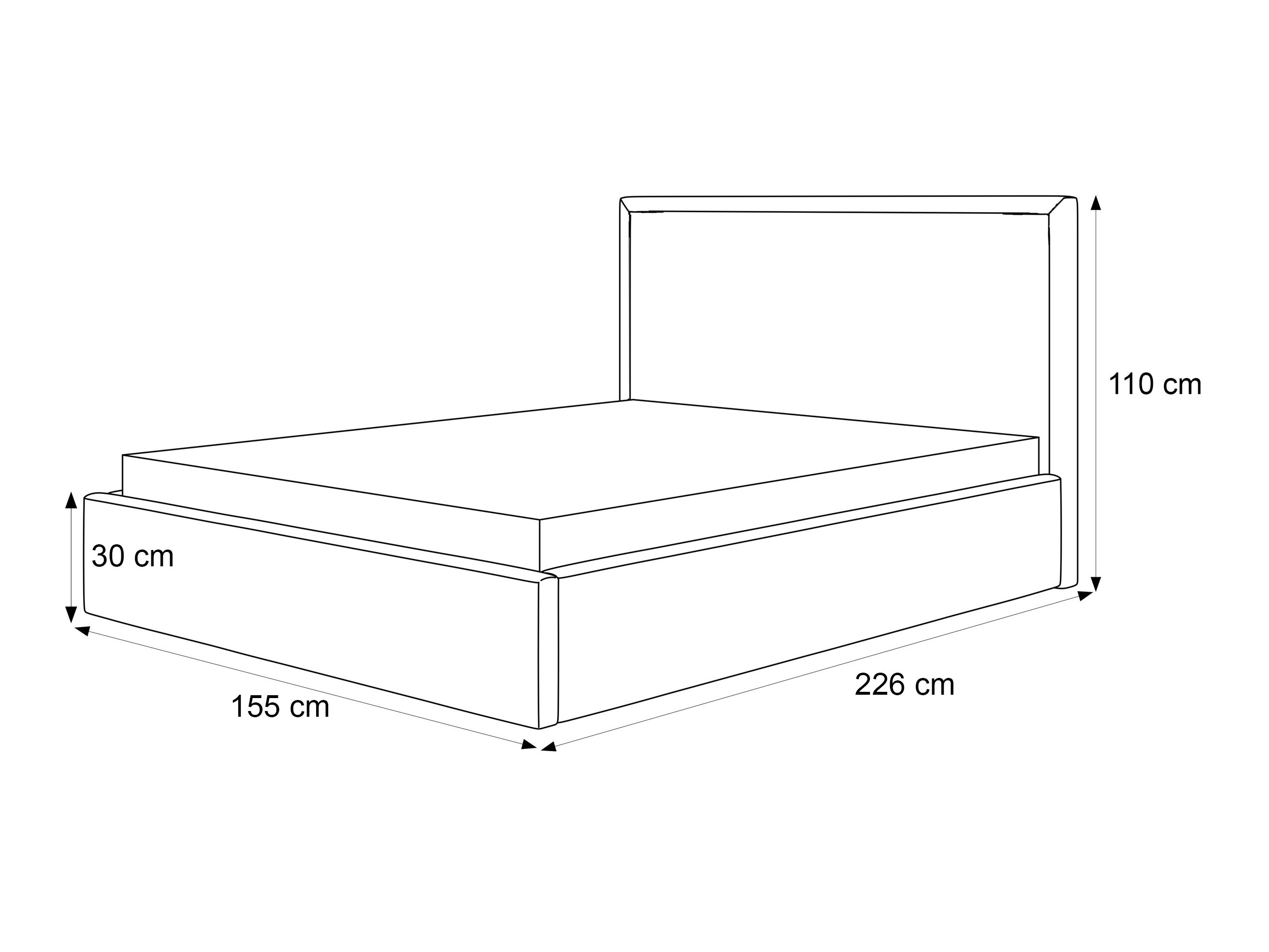 Bed Martinez 120 (Spring 1105)