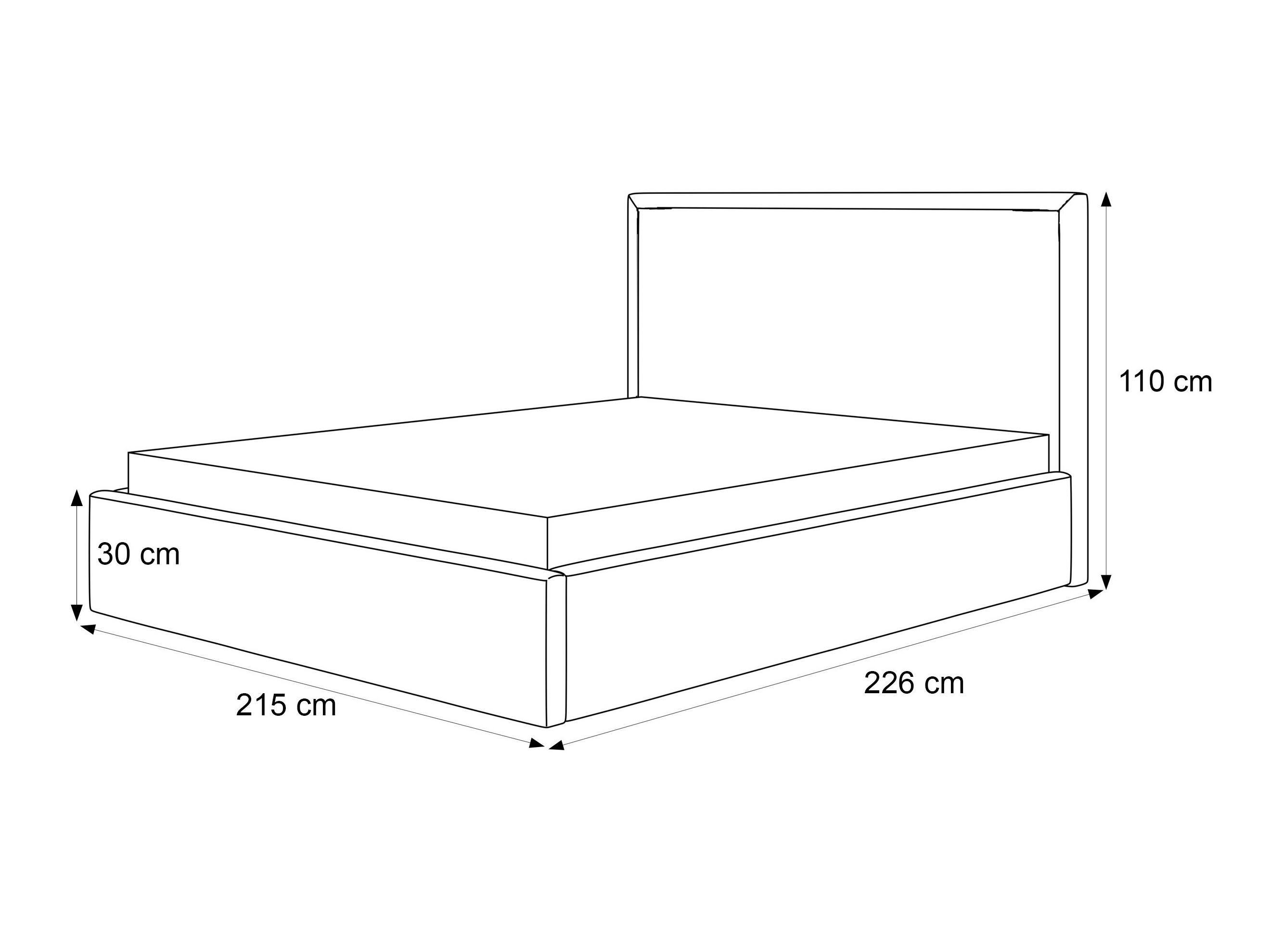 Bed Martinez 120 (Spring 1110)