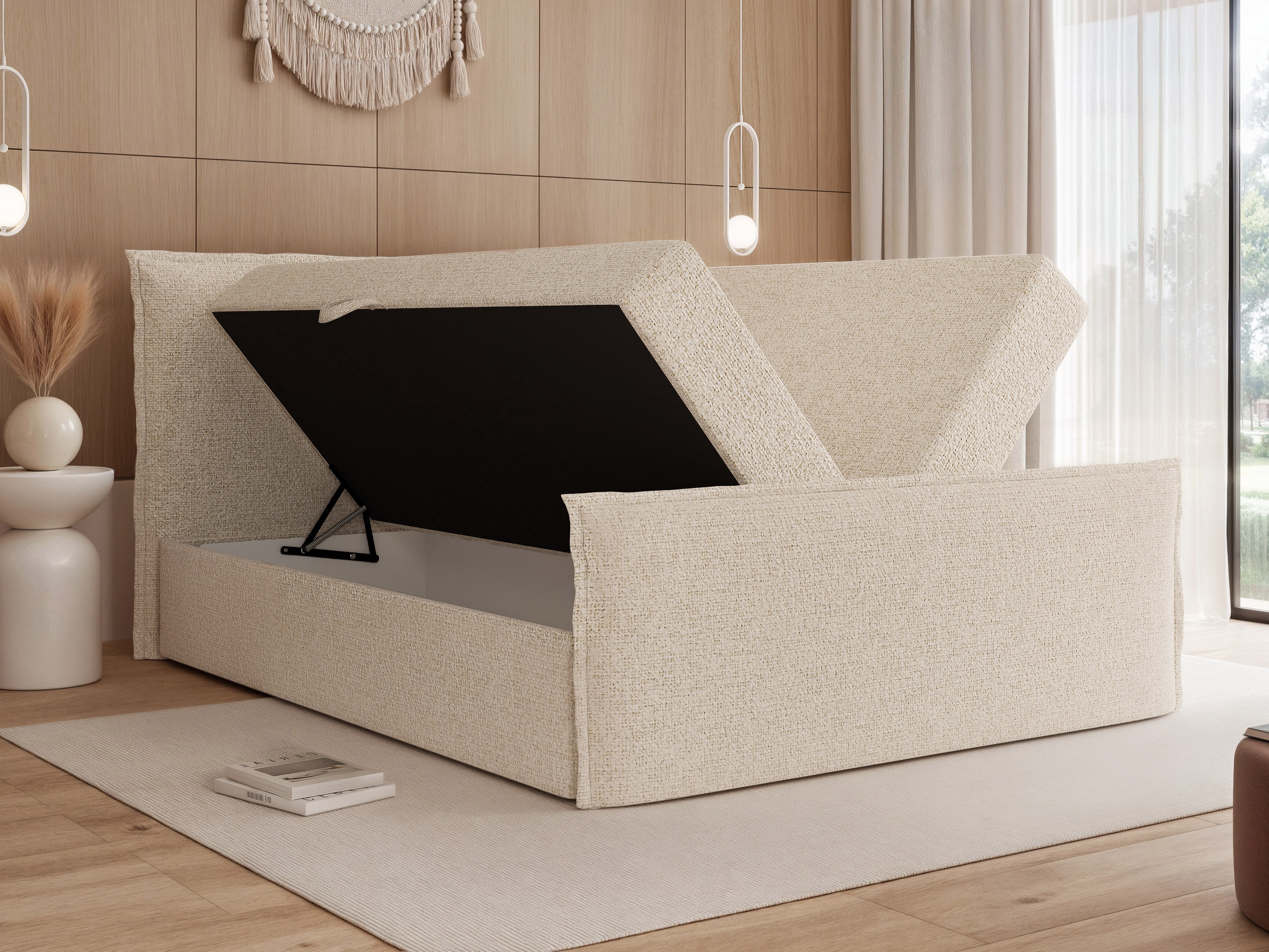 Continental bed Martinez 122 (Coral 10)