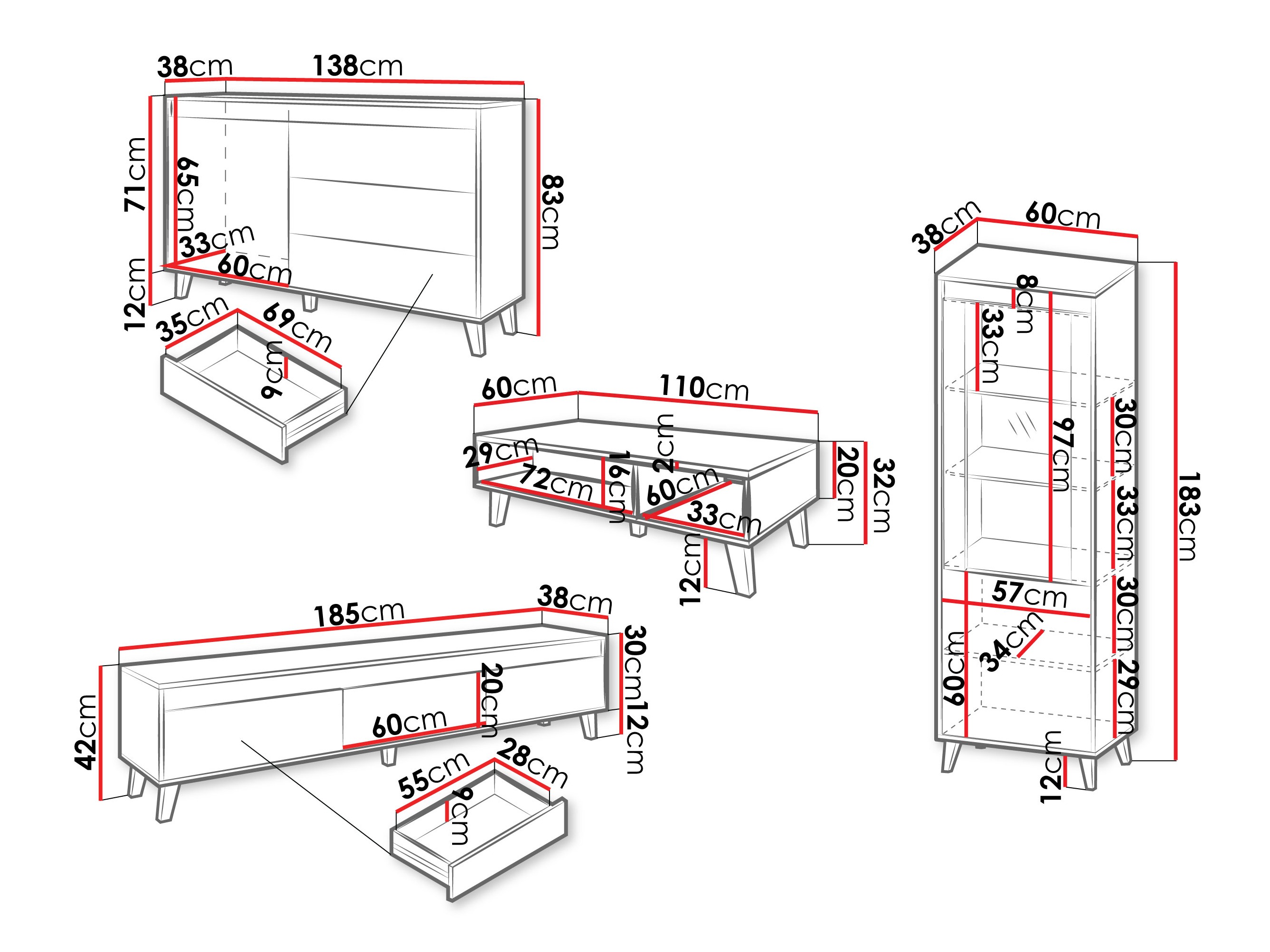 Living room set Munus