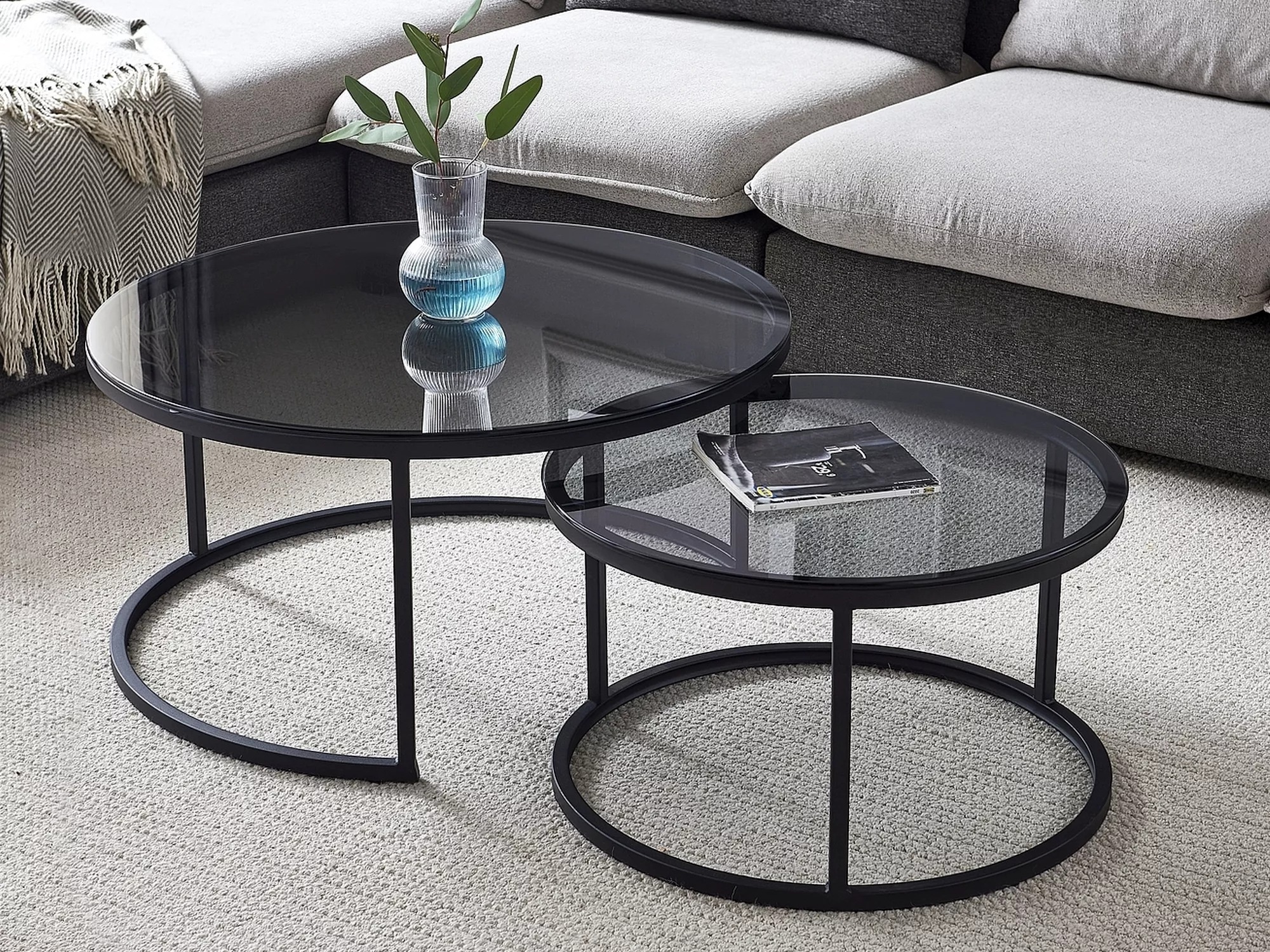 Nest of coffee tables Detroit 607 (Black)