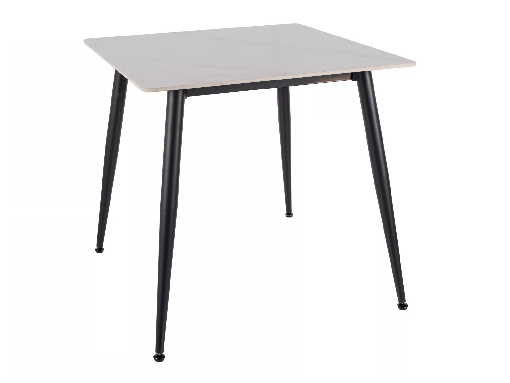 Table Detroit 876 (White marble + Black)