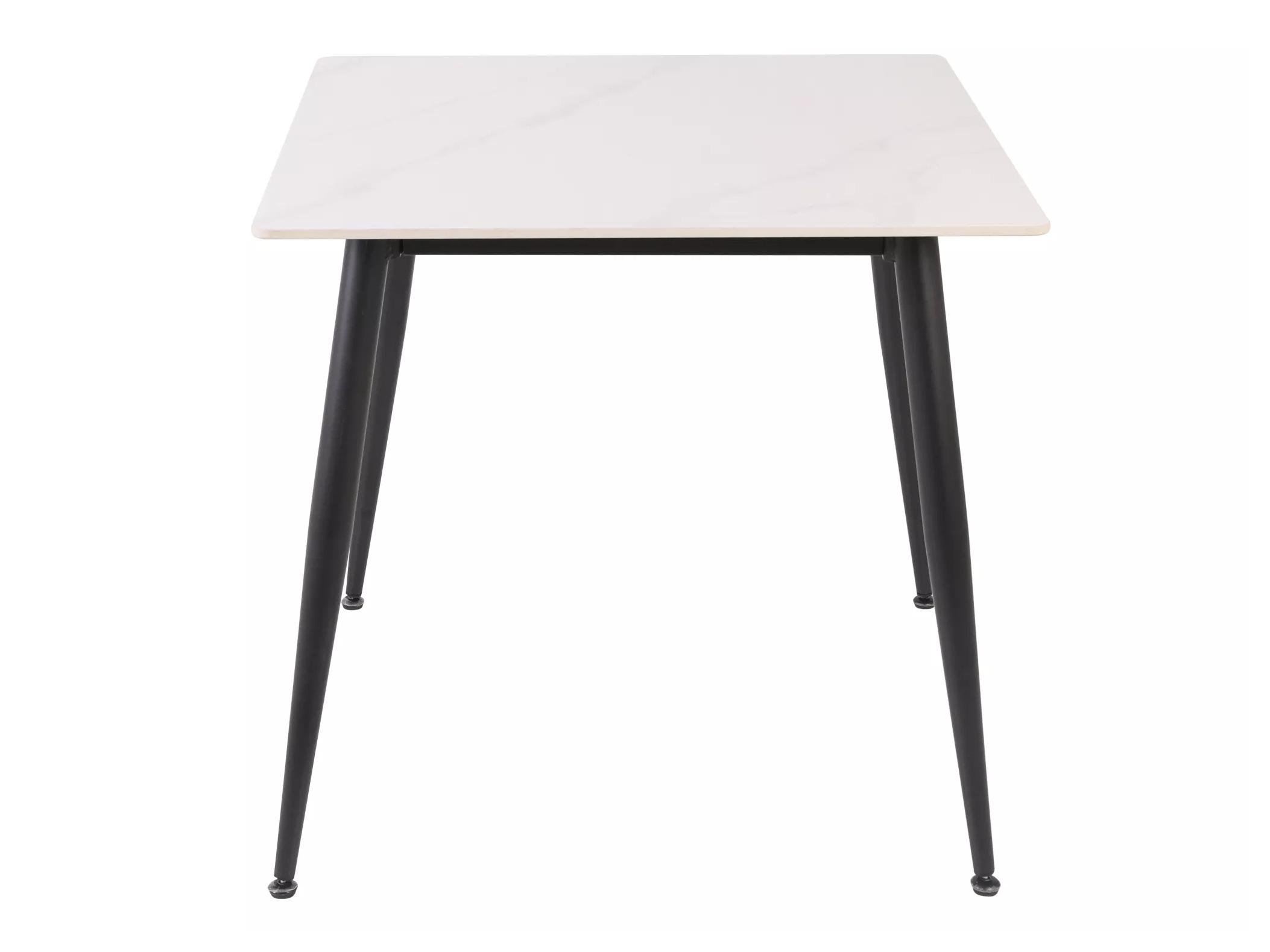Table Detroit 876 (White marble + Black)