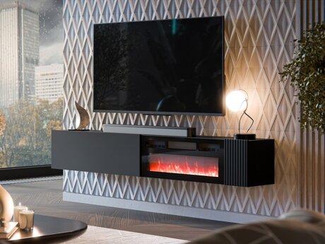 TV stand Calveru 110 (Black)