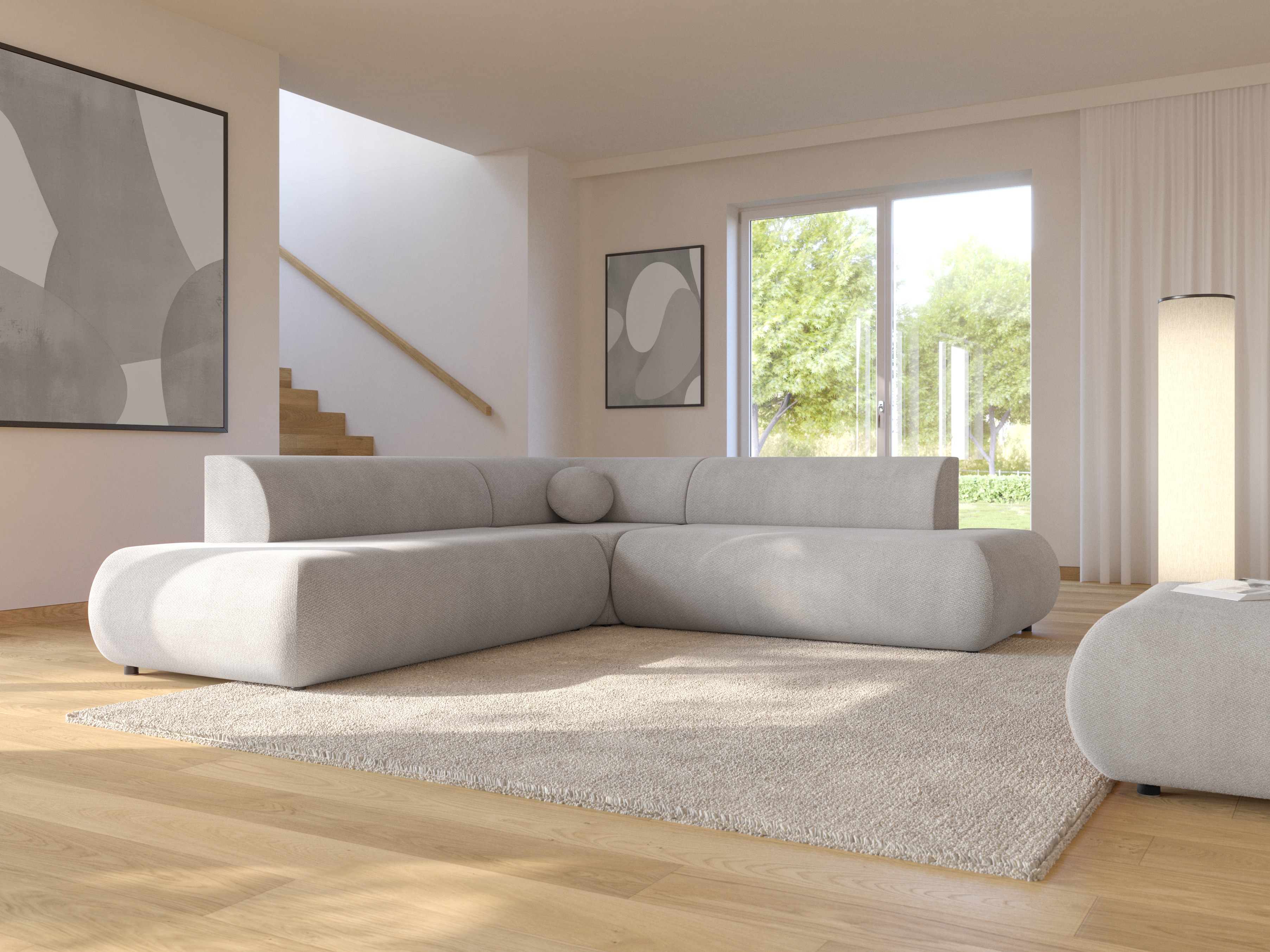 Corner sofa Kingston 186 (Vinci 07)