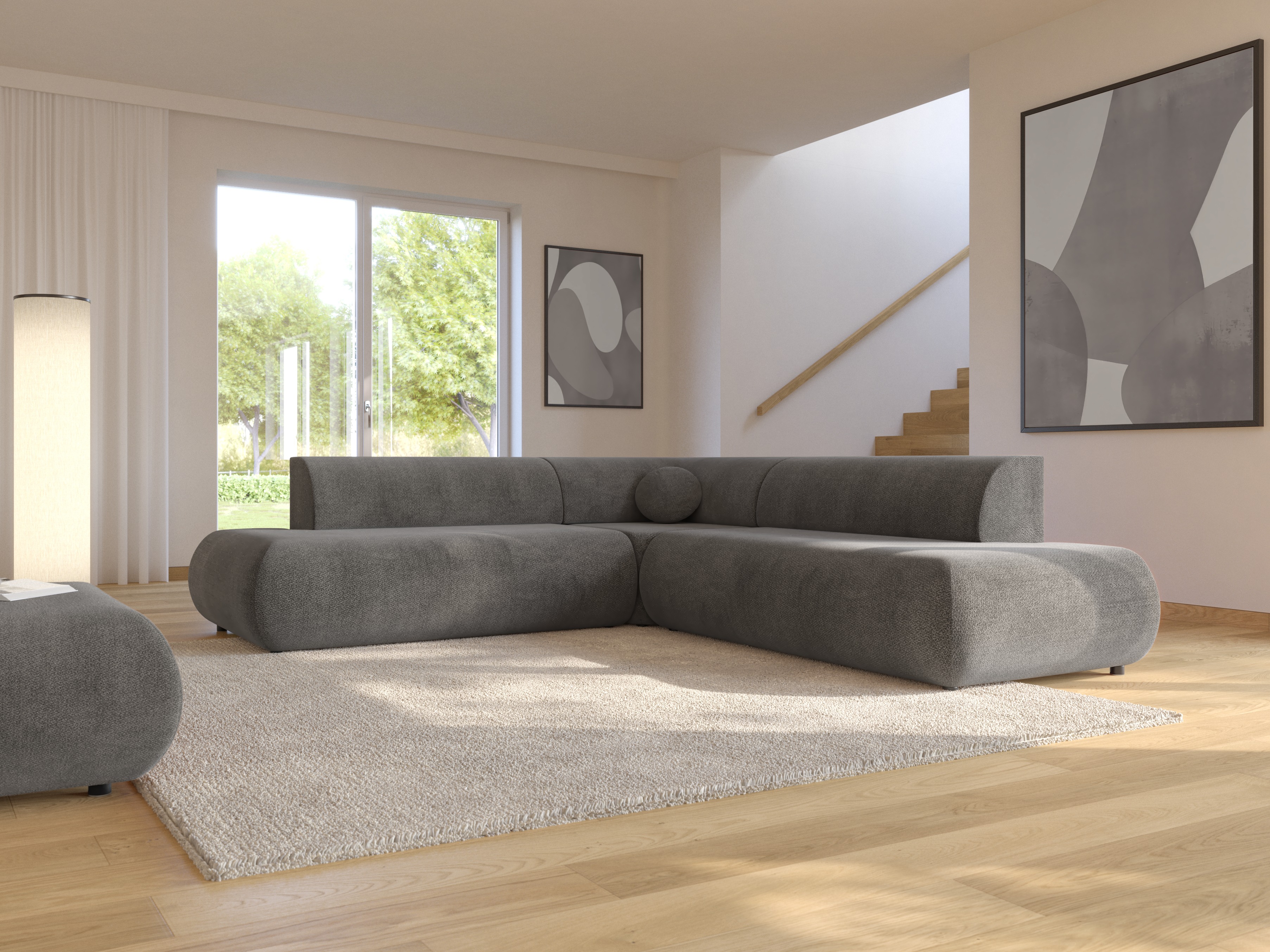 Corner sofa Kingston 186 (Vinci 14)