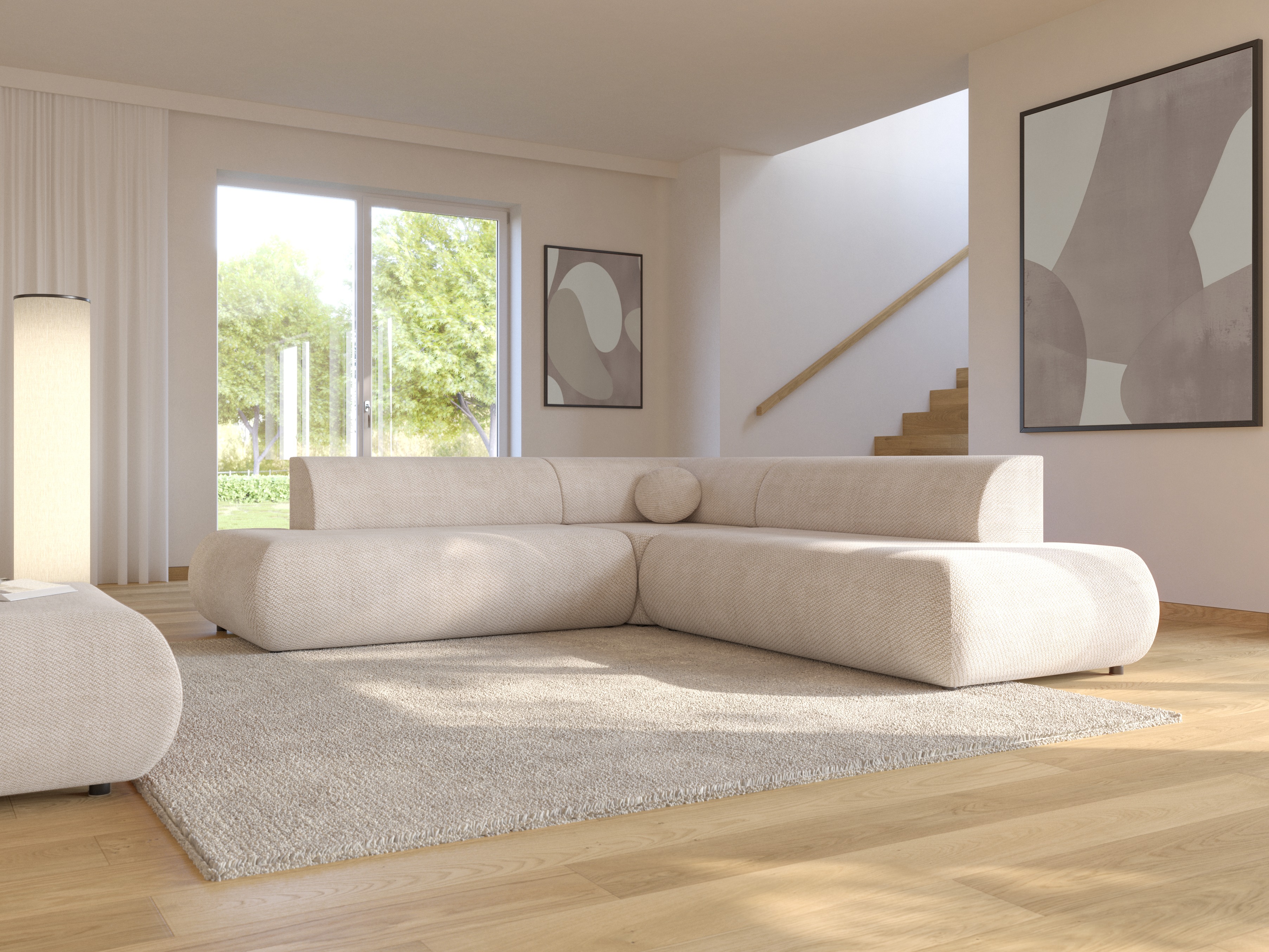 Corner sofa Kingston 186 (Vinci 26)