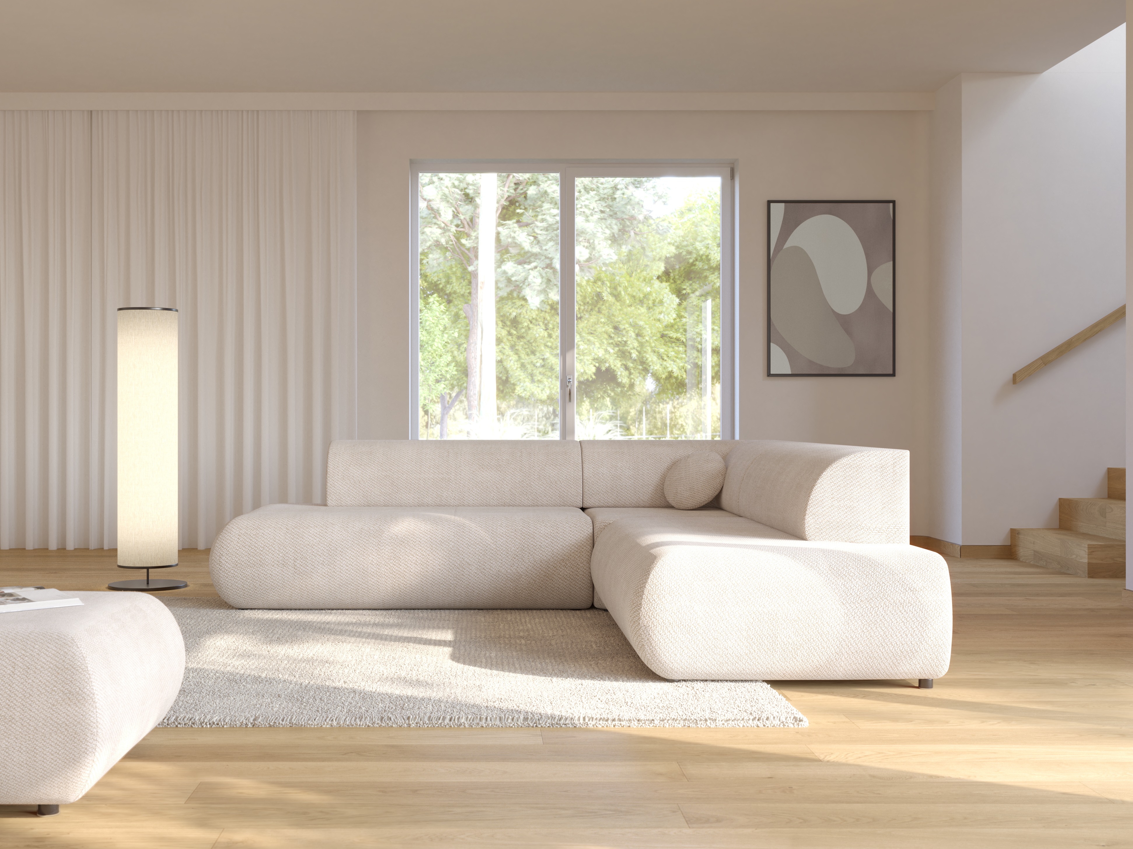 Corner sofa Kingston 186 (Vinci 26)