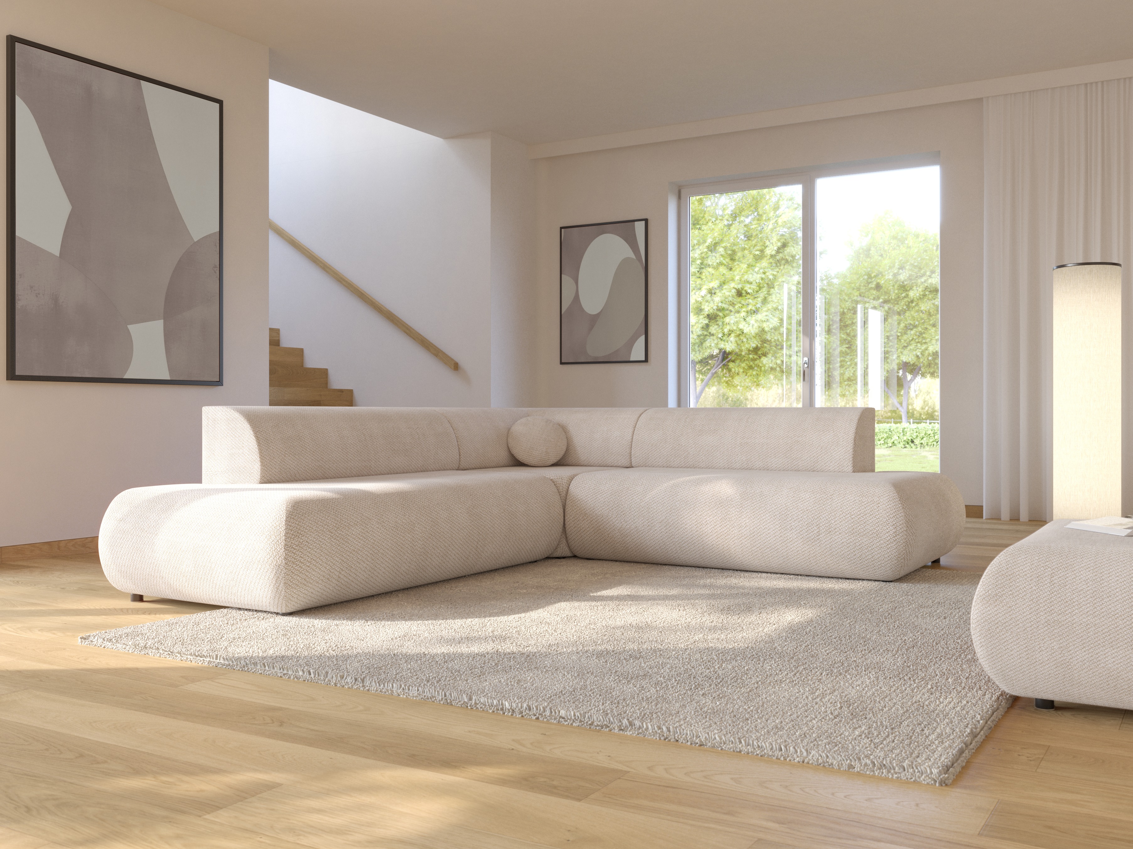Corner sofa Kingston 186 (Vinci 26)
