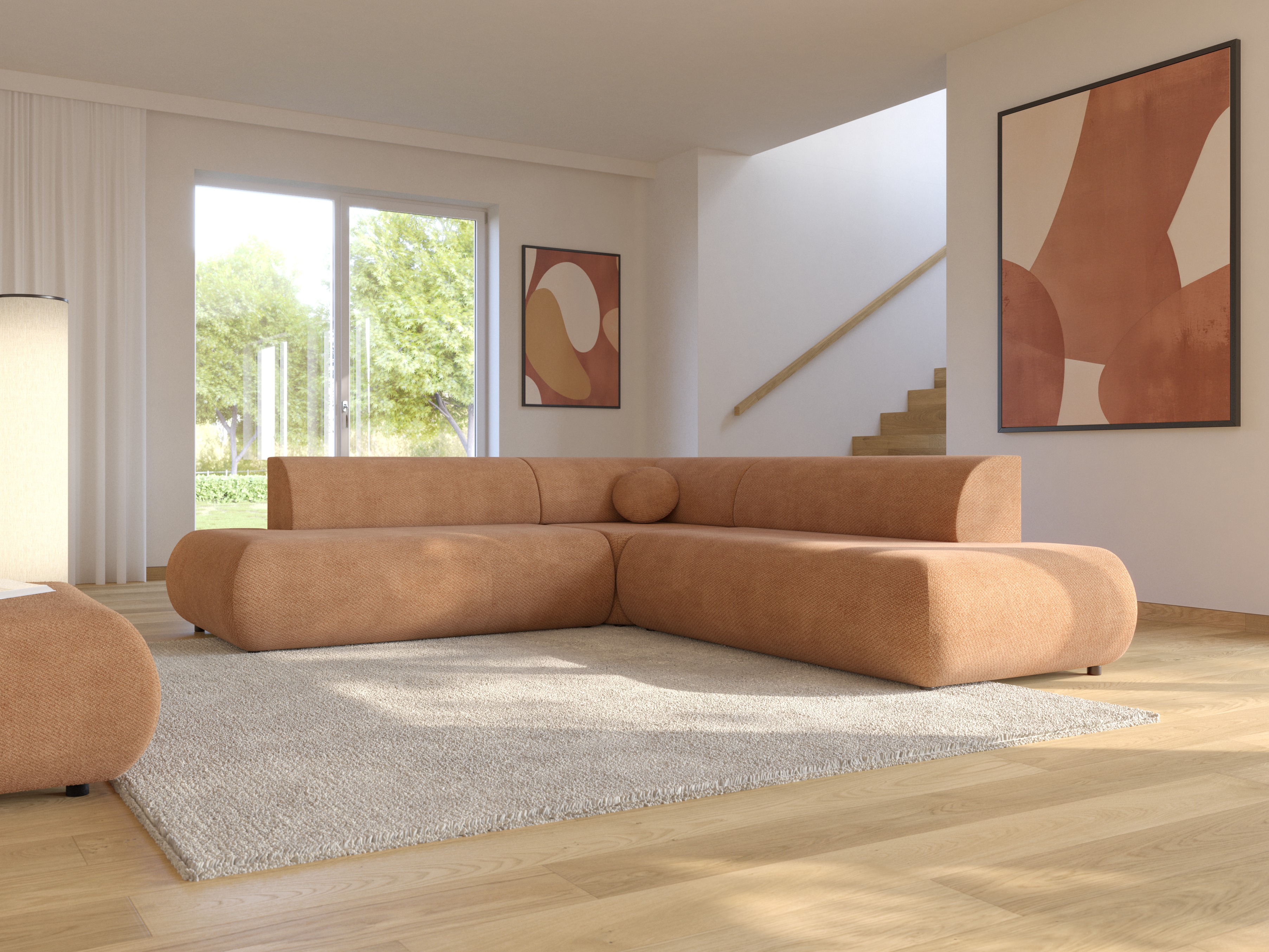 Corner sofa Kingston 186 (Vinci 42)