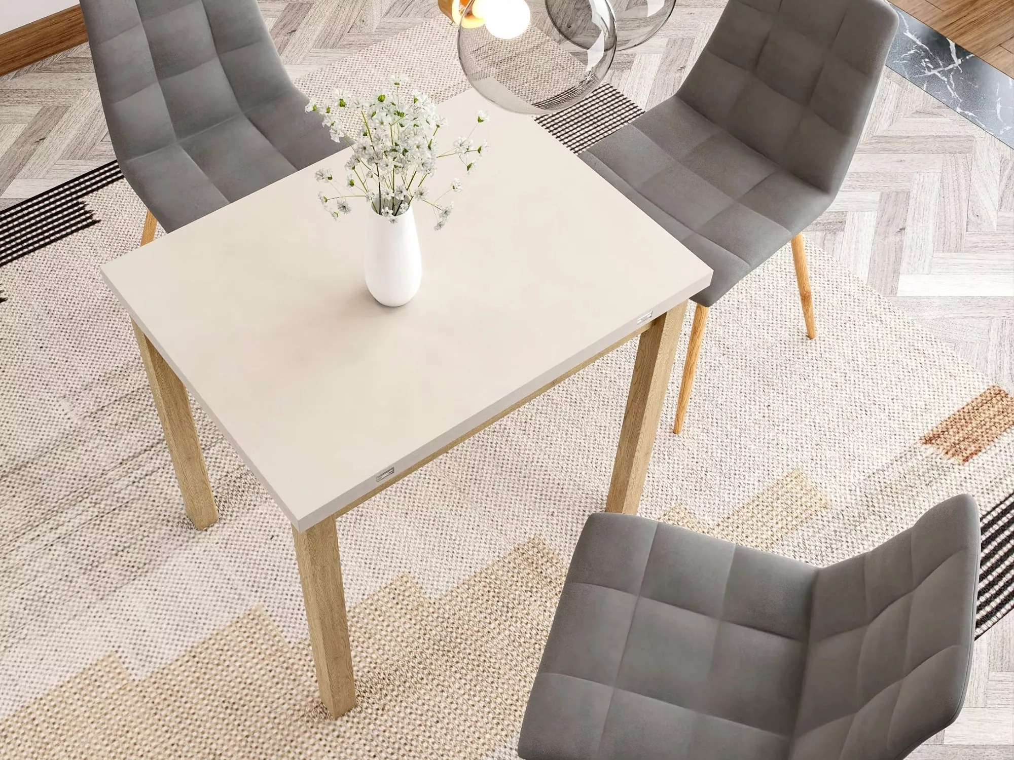 Table Detroit 898 (Cashmere + Oak)