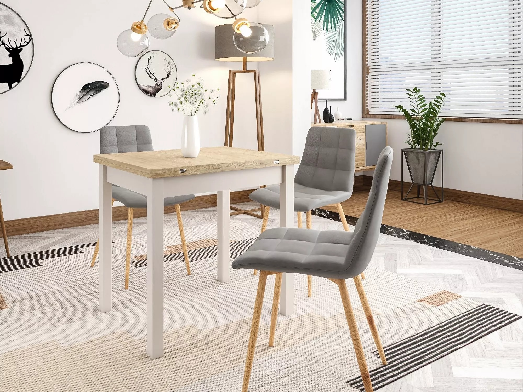 Table Detroit 898 (Oak + Cashmere)