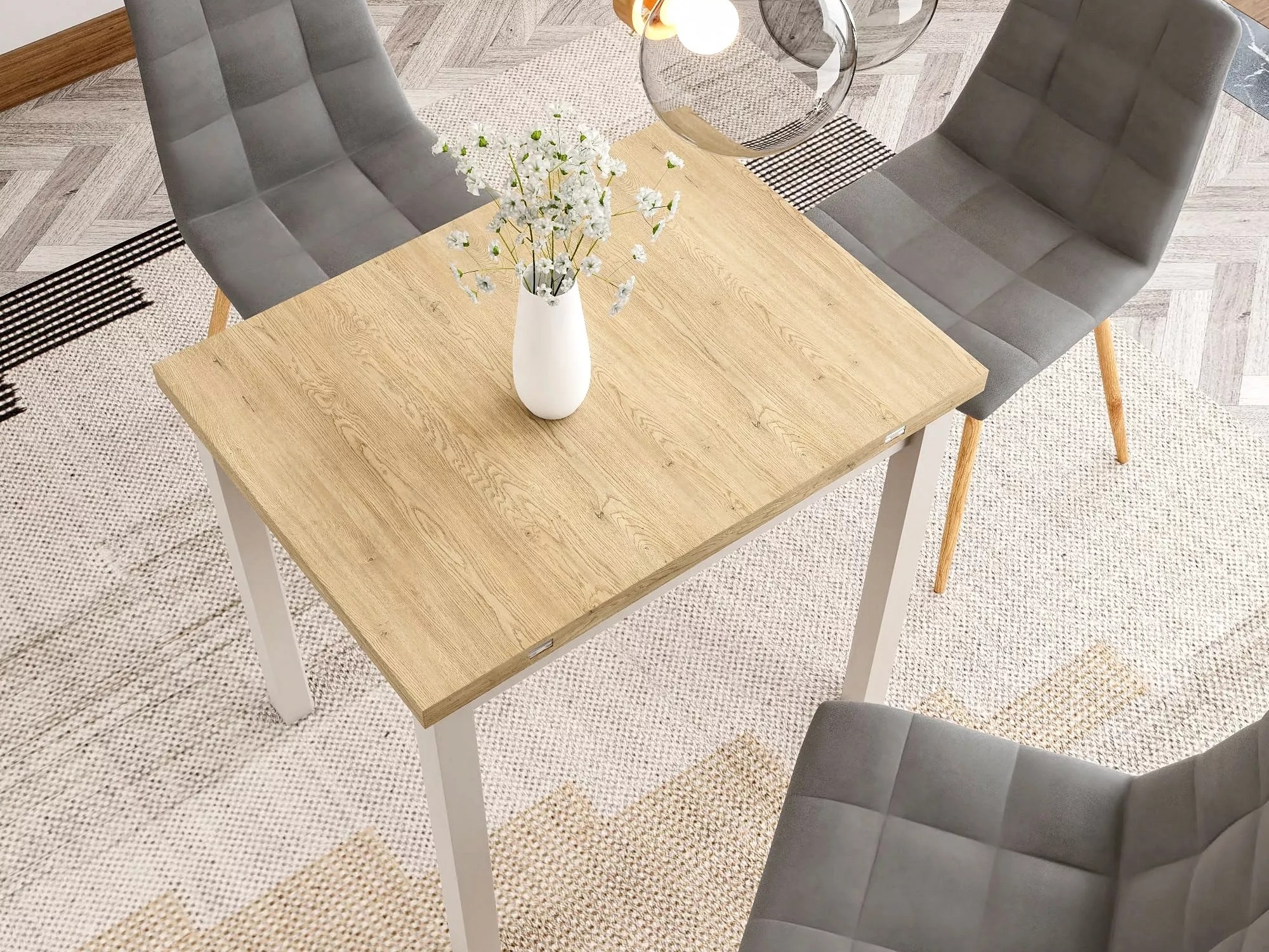 Table Detroit 898 (Oak + Cashmere)