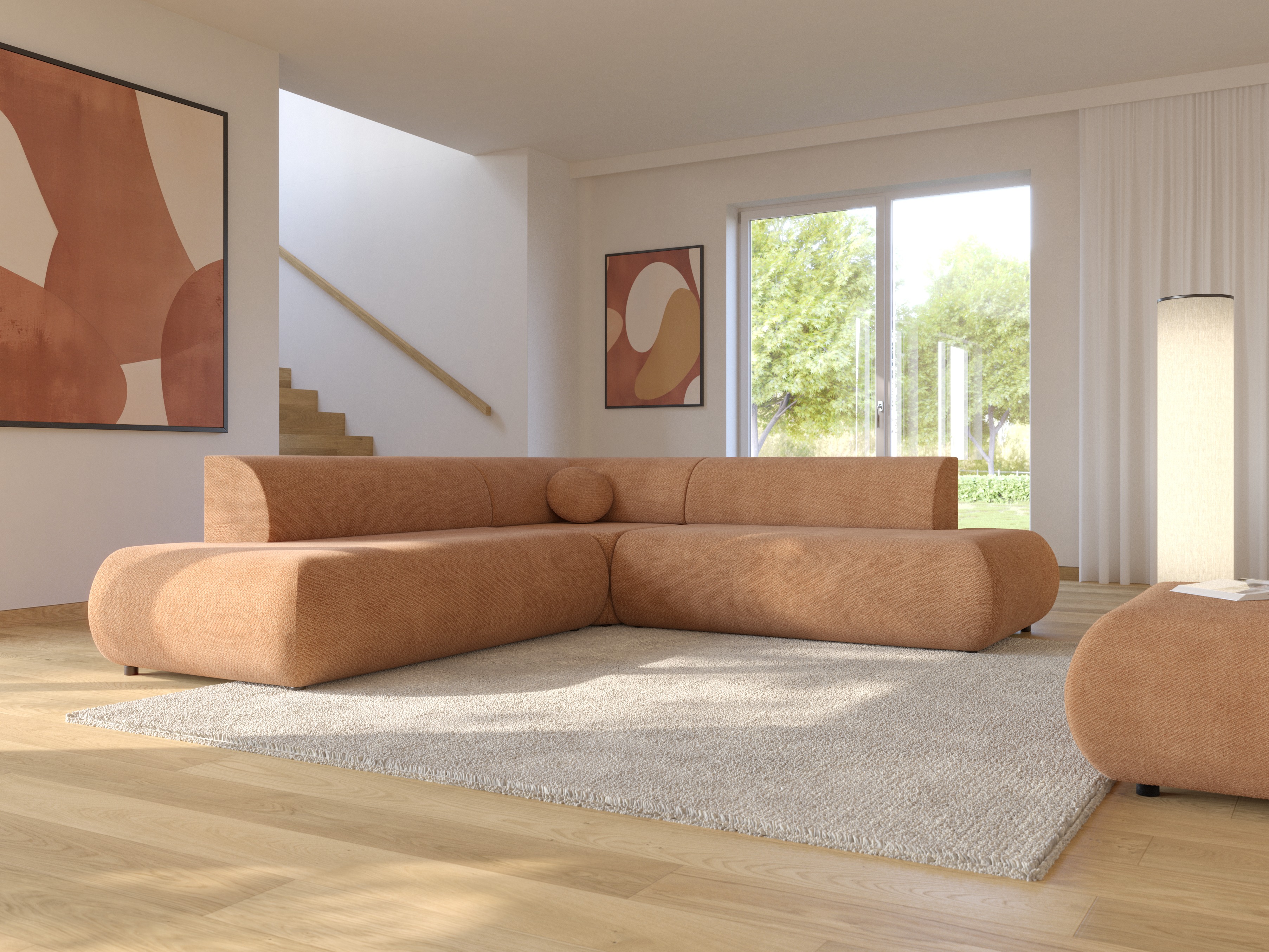 Corner sofa Kingston 186 (Vinci 42)