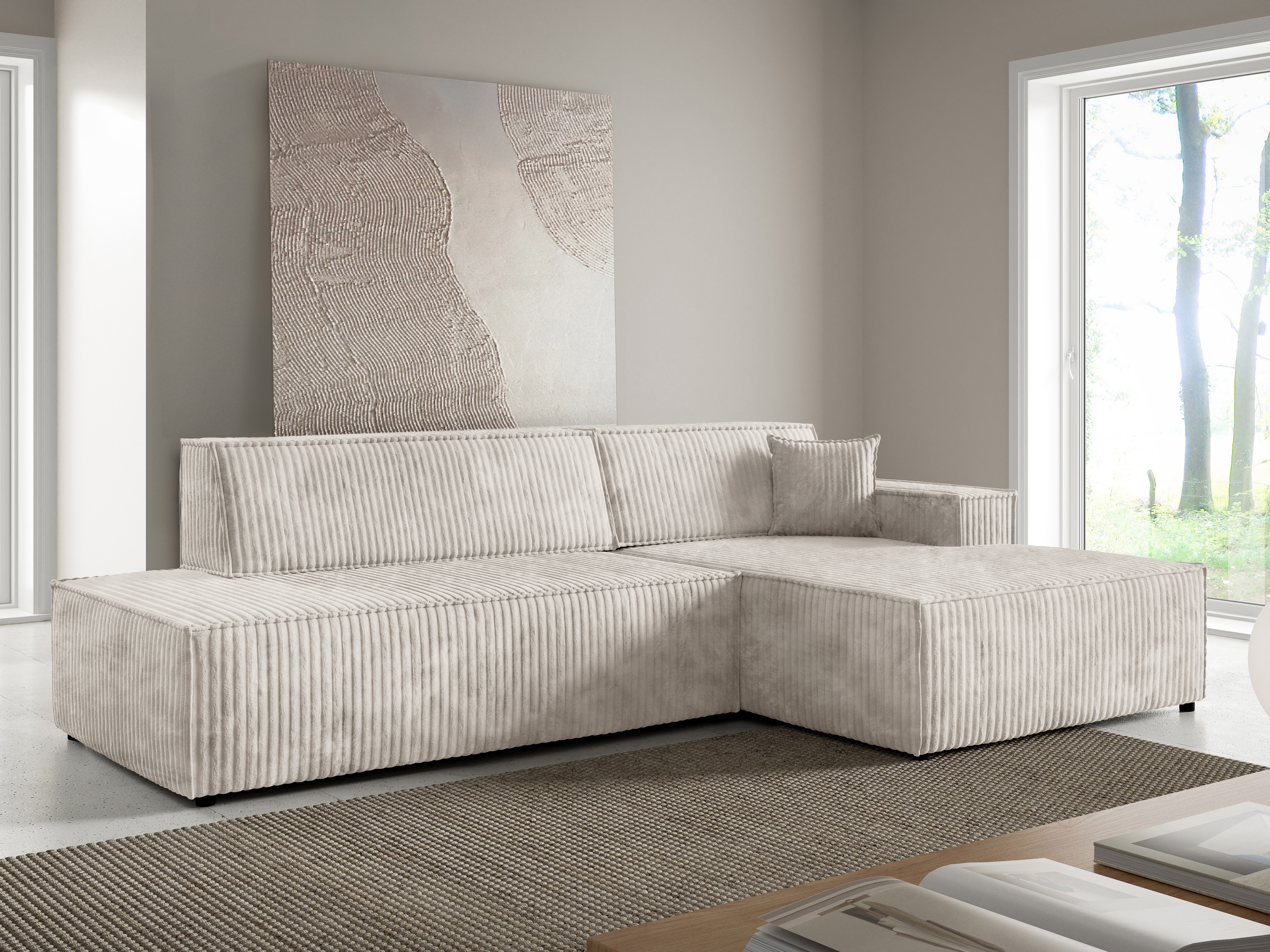 Corner sofa Kingston 187 (Tilia 01)