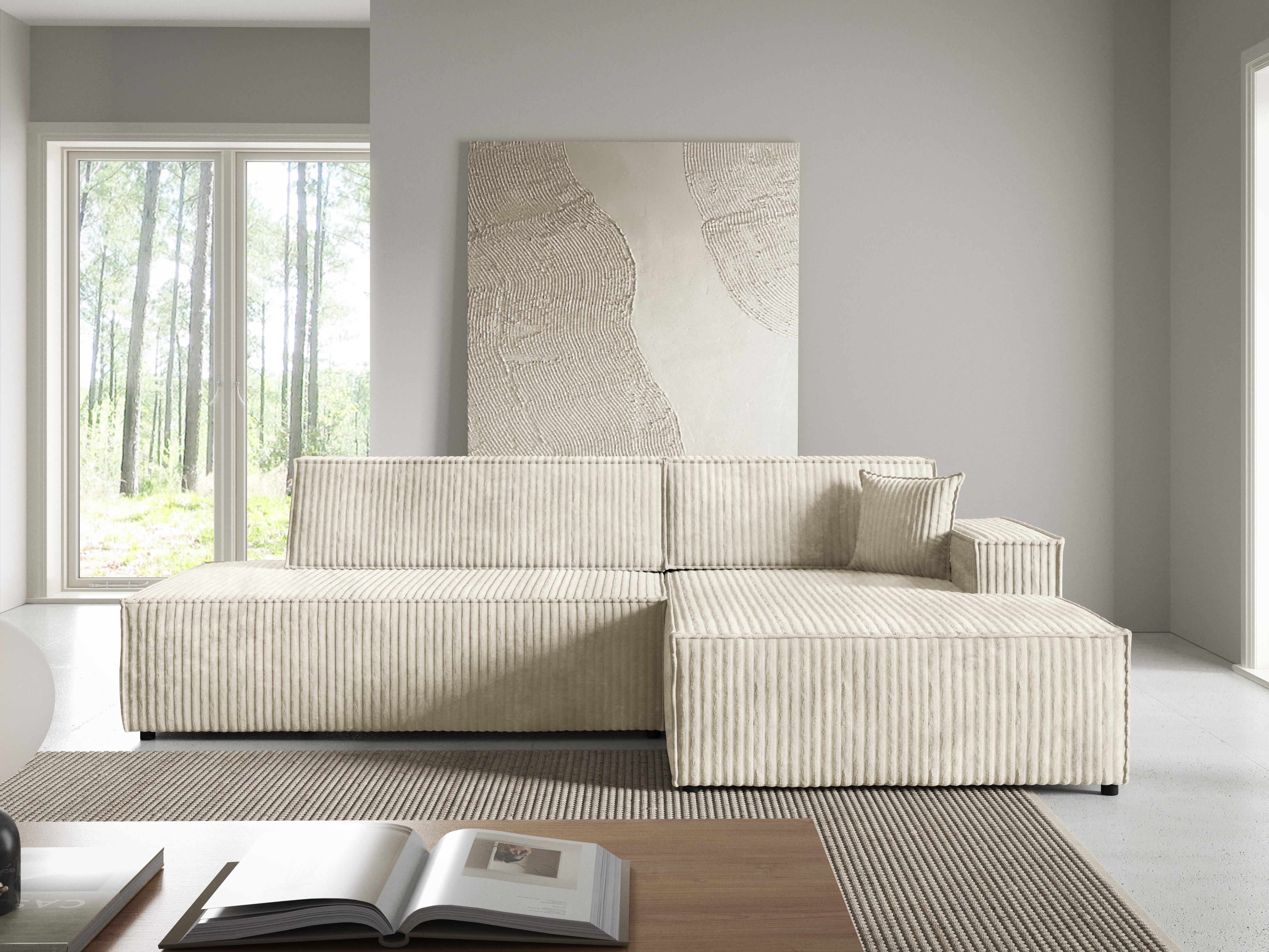 Corner sofa Kingston 187 (Tilia 03)