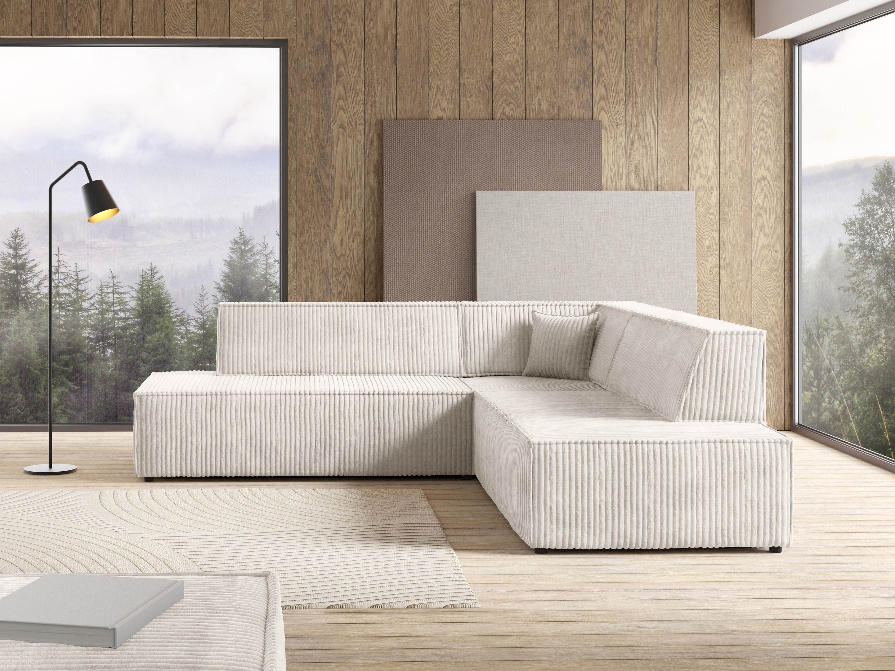 Corner sofa Kingston 188 (Tilia 01)