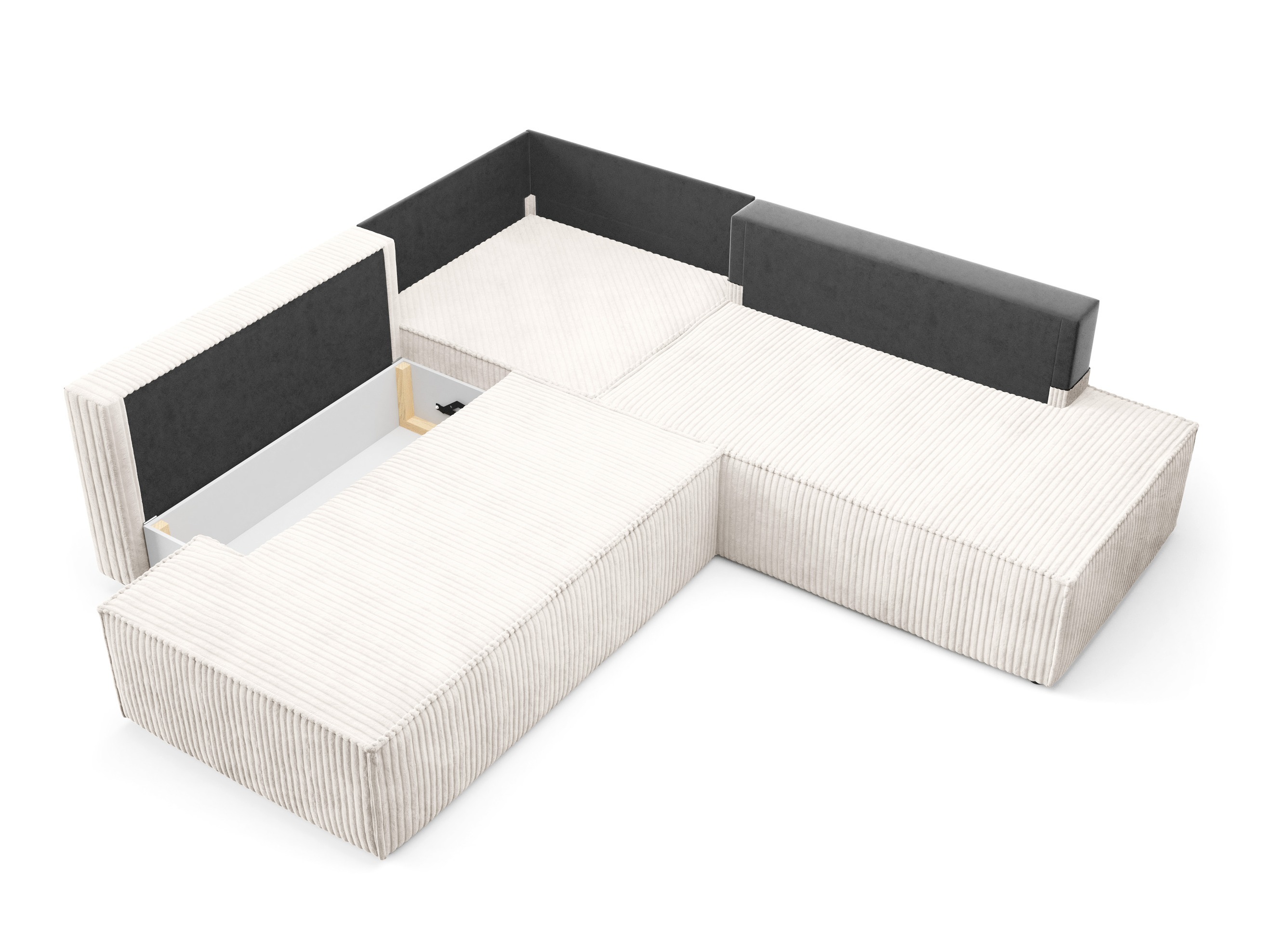 Corner sofa Kingston 188 (Tilia 01)