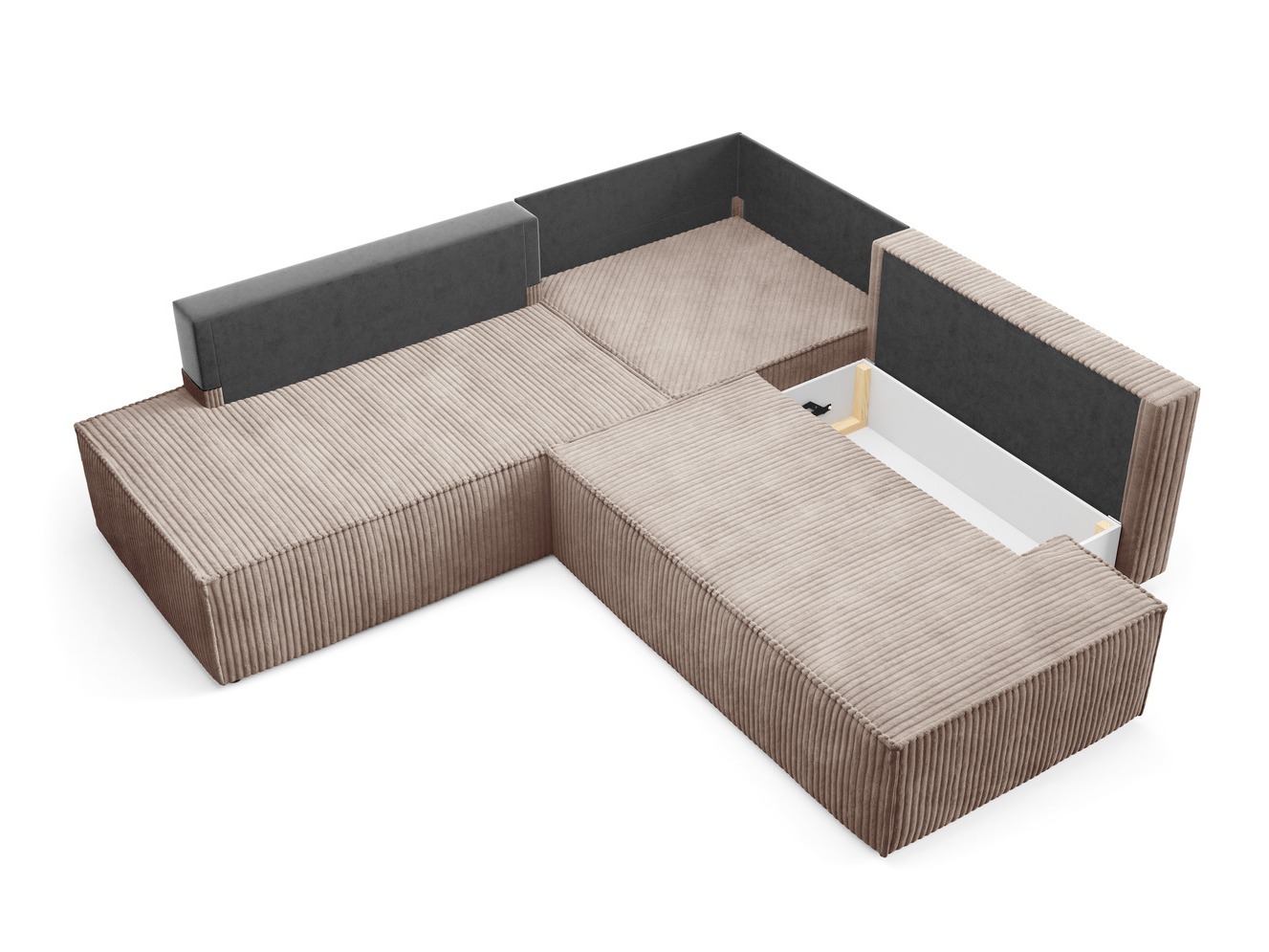 Corner sofa Kingston 188 (Tilia 17)