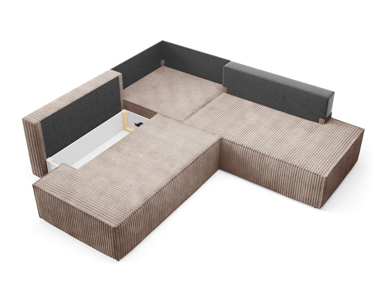 Corner sofa Kingston 188 (Tilia 17)