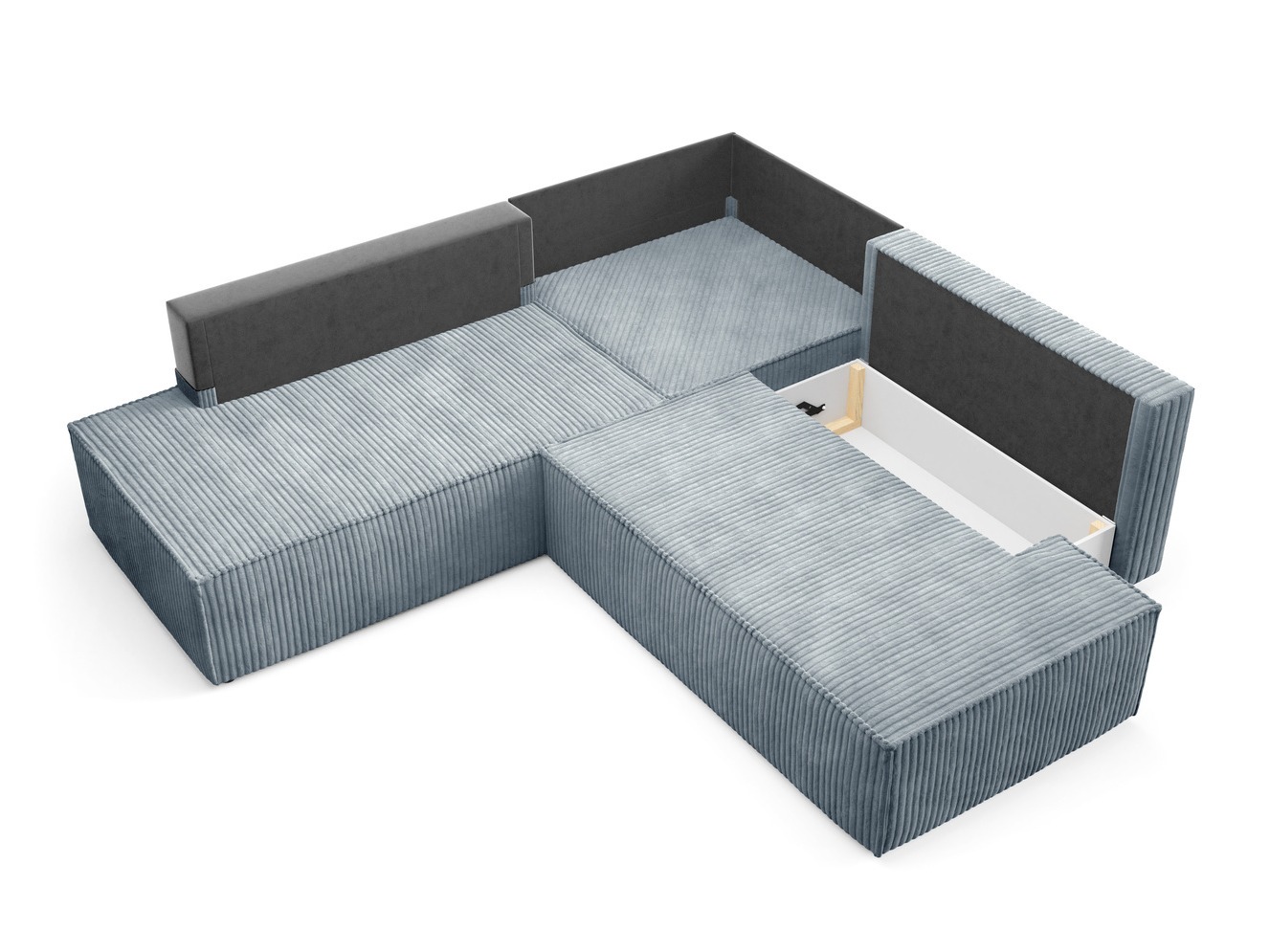Corner sofa Kingston 188 (Tilia 85)