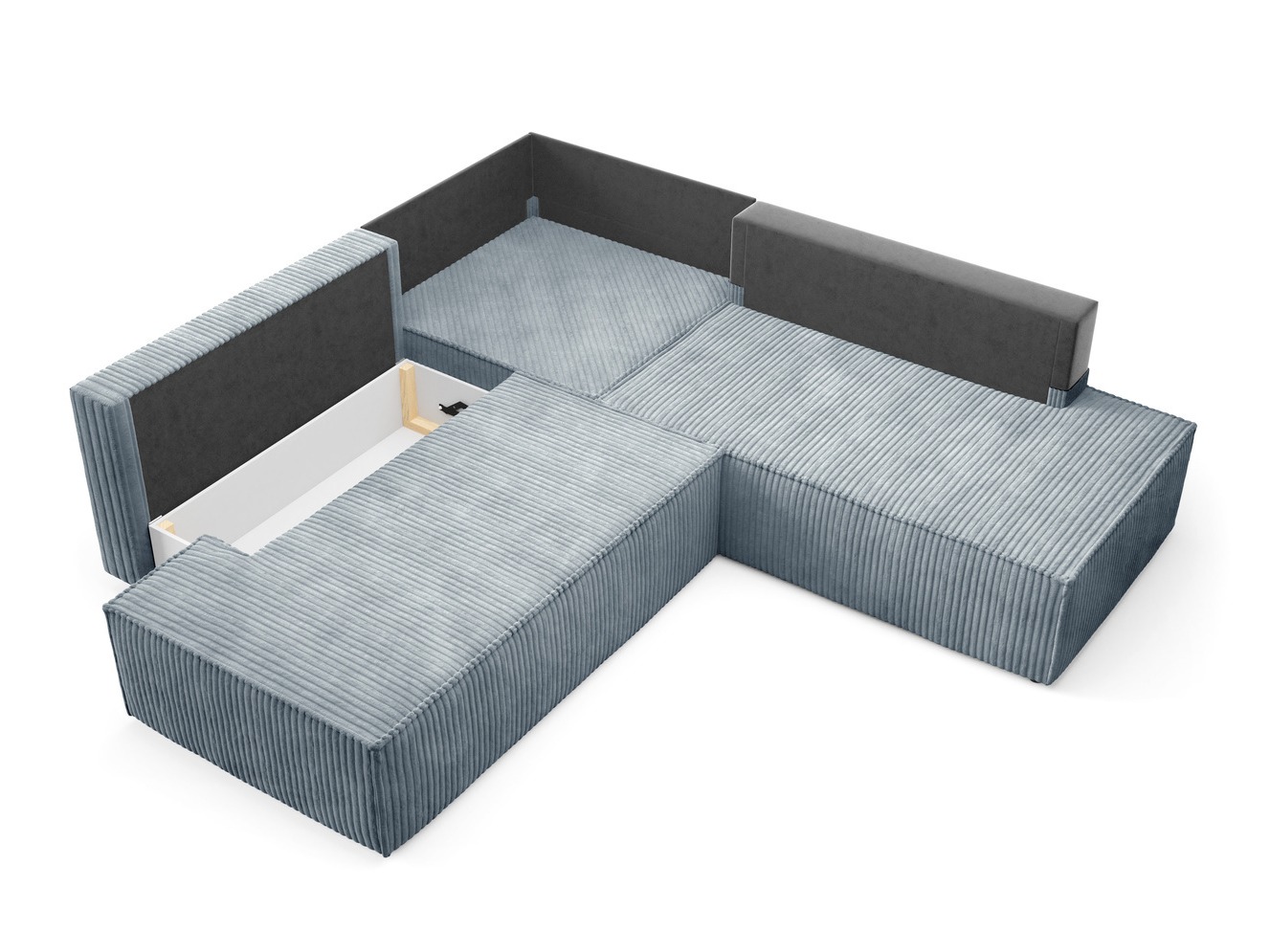 Corner sofa Kingston 188 (Tilia 85)