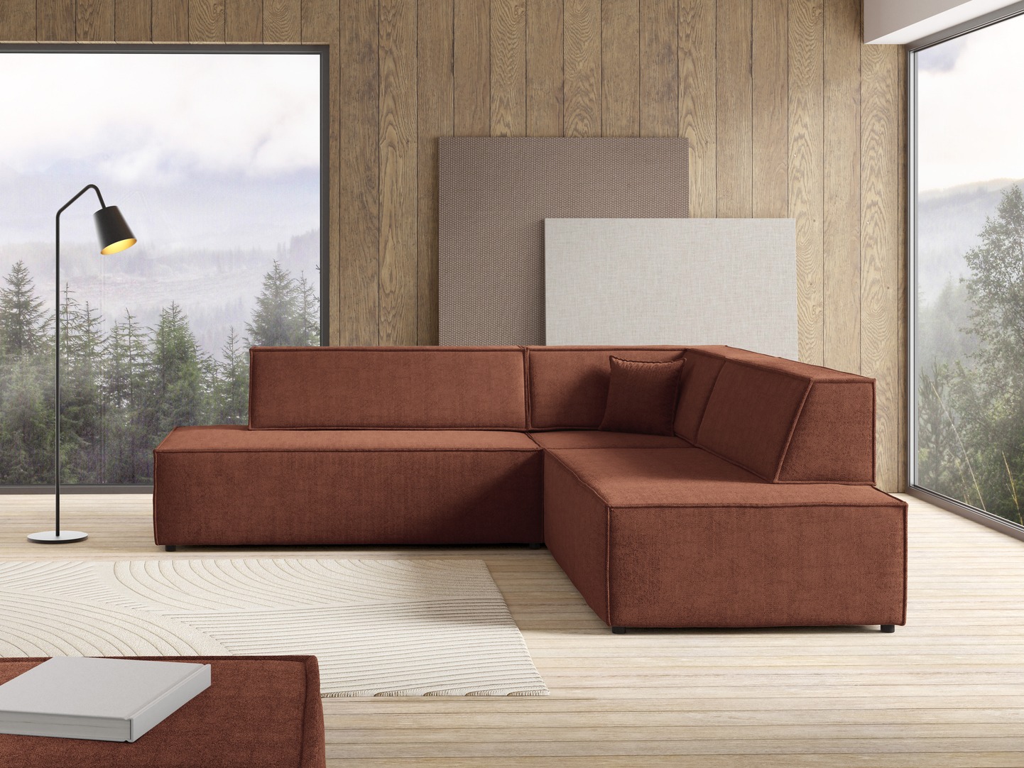 Corner sofa Kingston 188 (Dunbar 80)