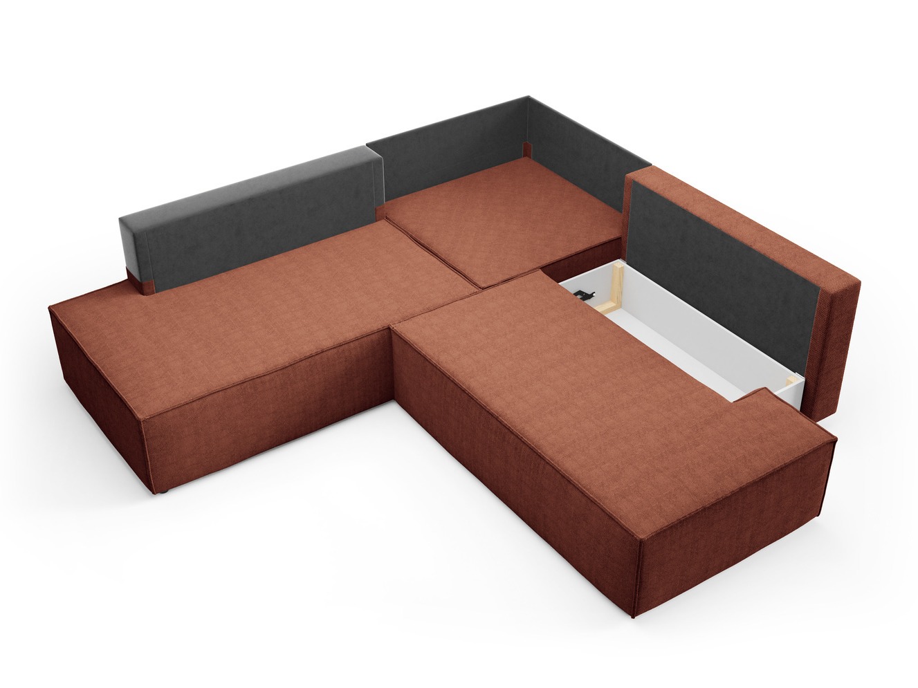 Corner sofa Kingston 188 (Dunbar 80)