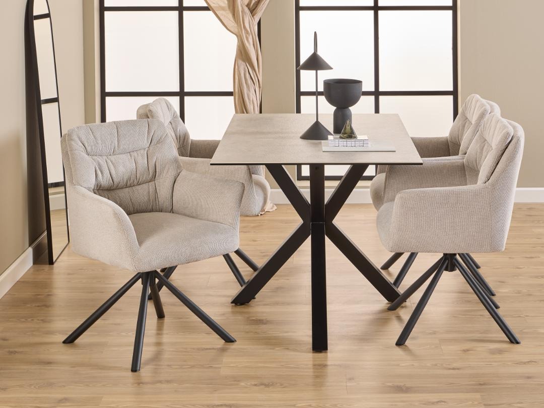 Table Norsica 918 (Grey + Black)