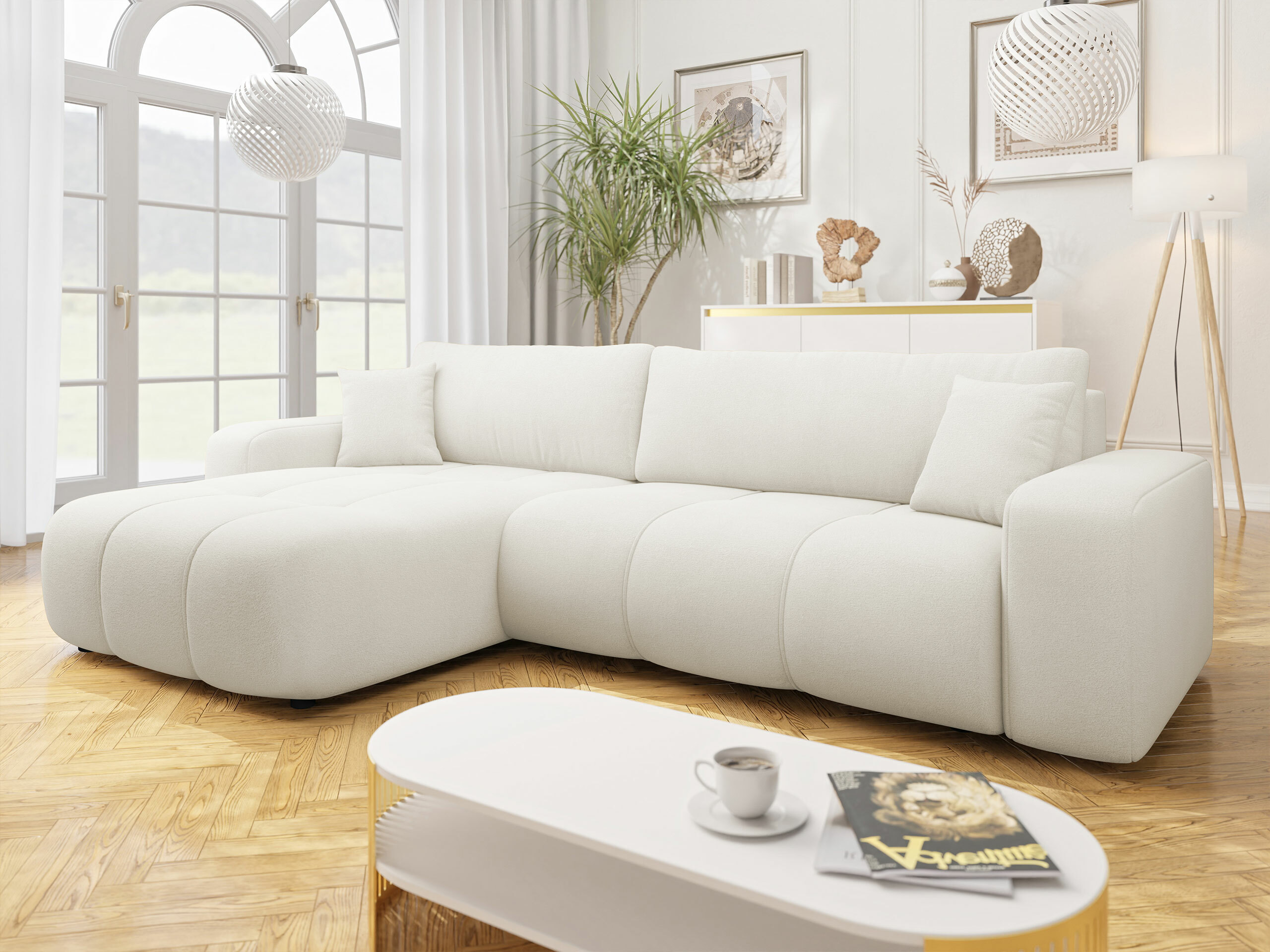 Corner sofa Comfivo Laurus I (Velo 621)