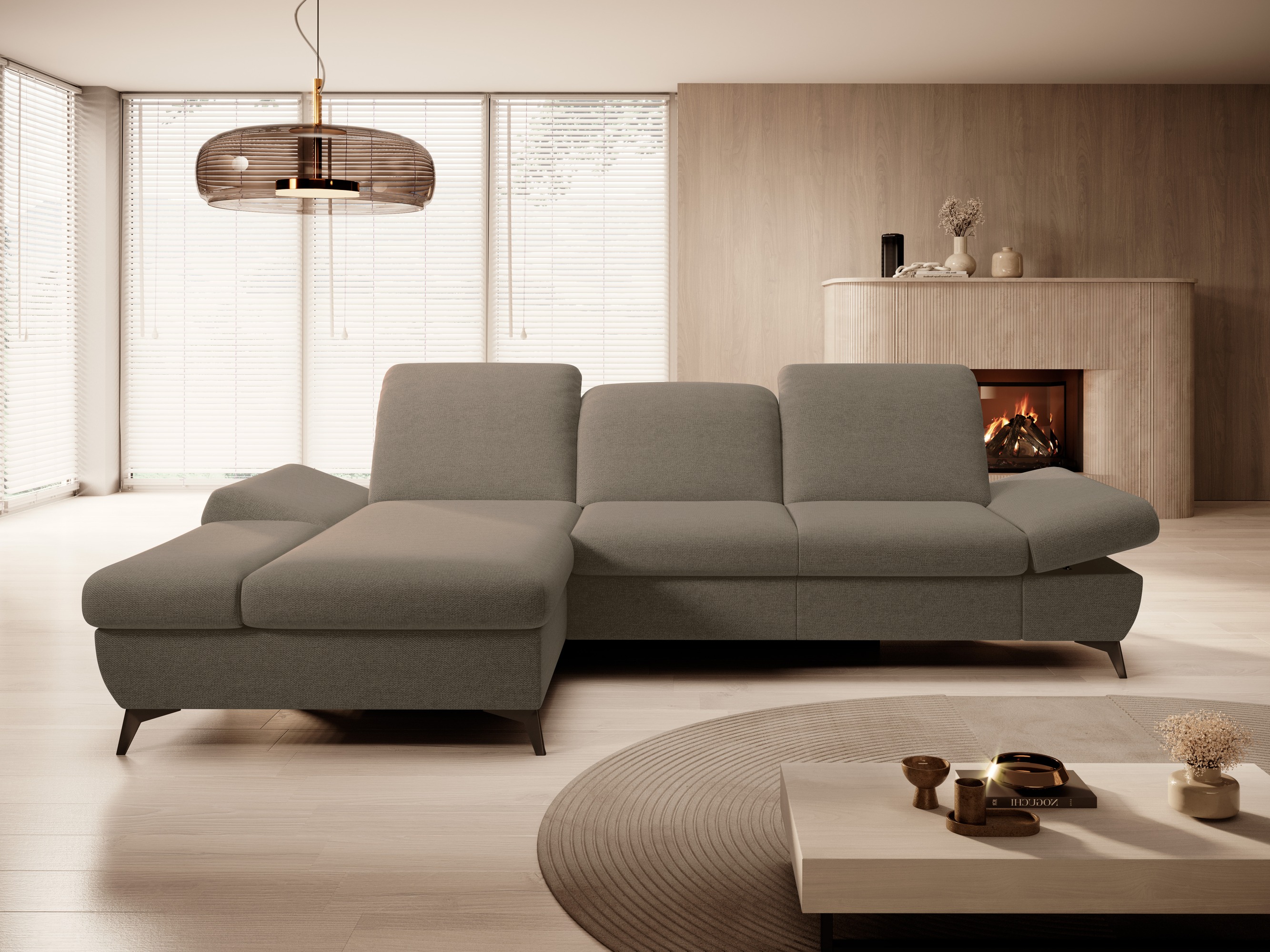 Corner sofa Kingston 190 (Loft 03)