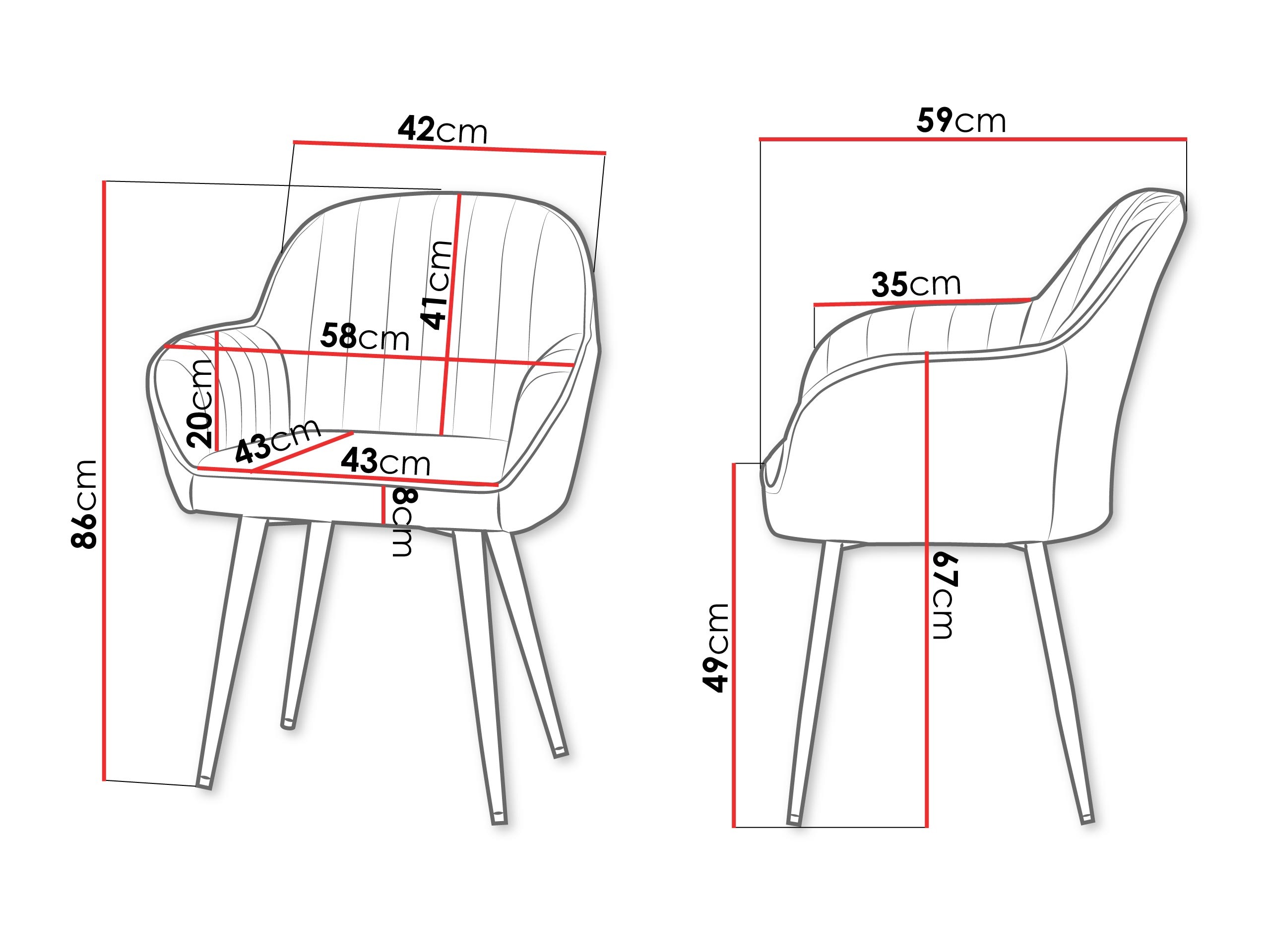 Chair Comfivo 457 (Grey)