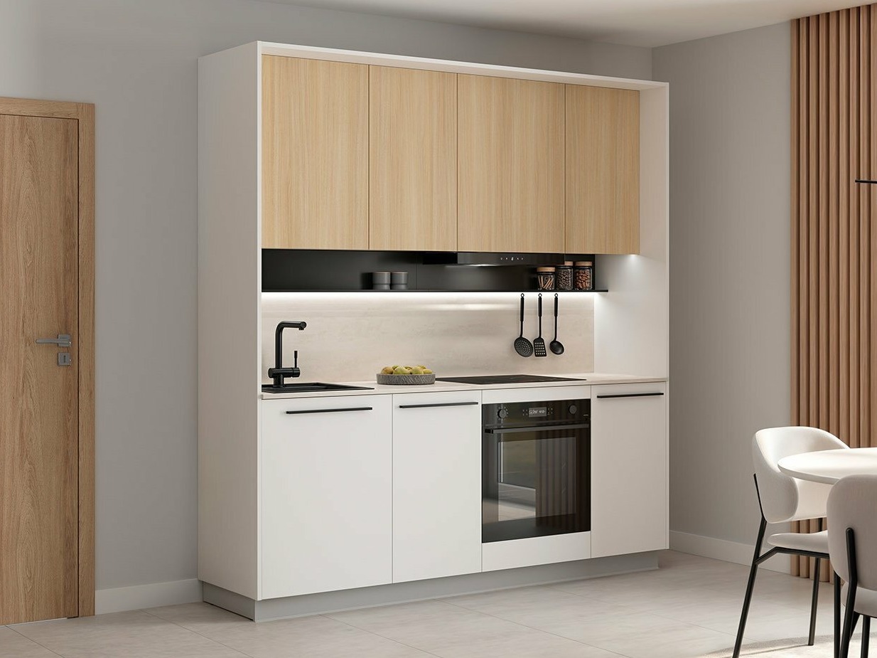 Kitchen set Boston 746 (White + Oak)
