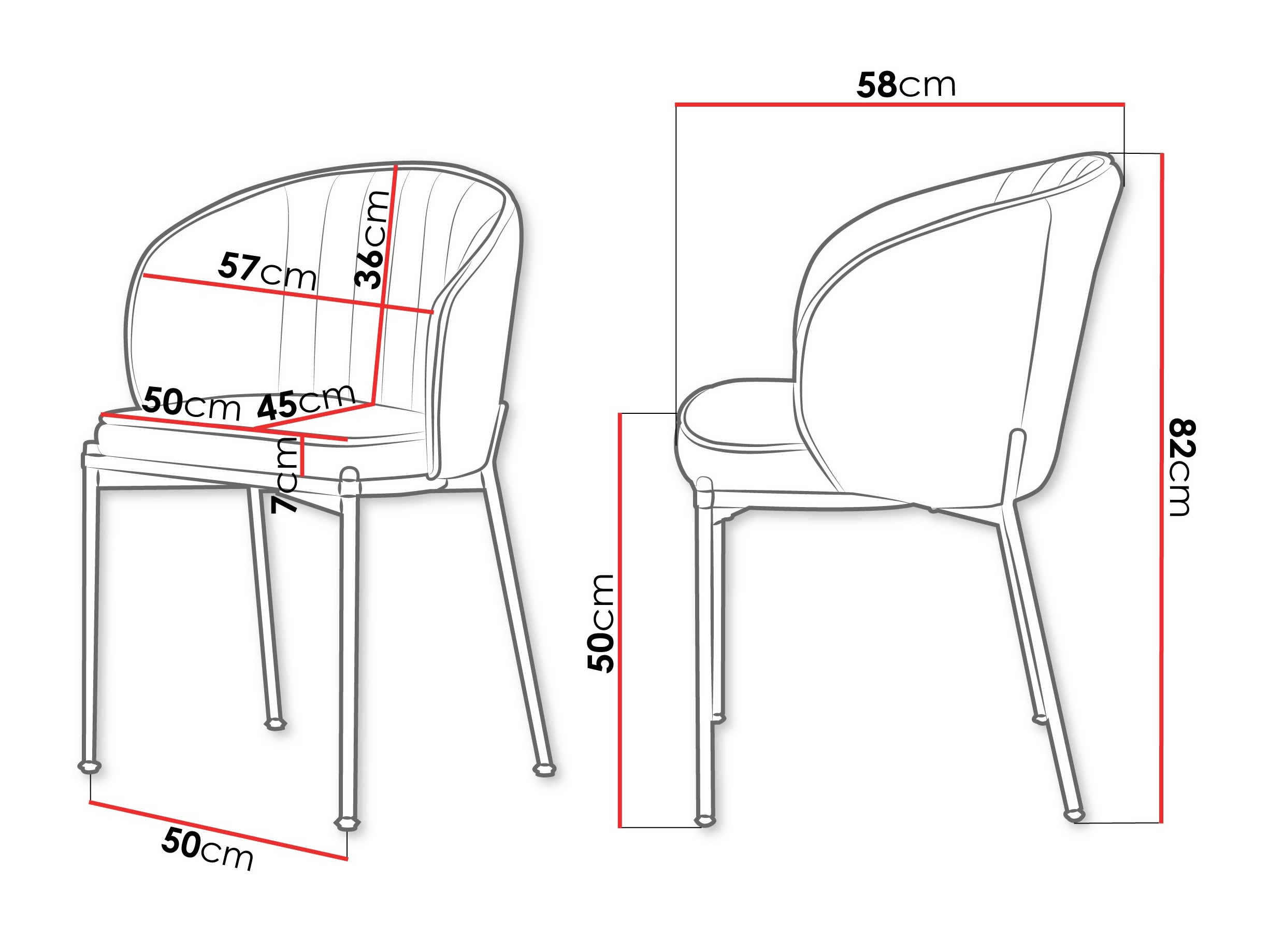 Chair Comfivo Hilaritas XVII (Black)