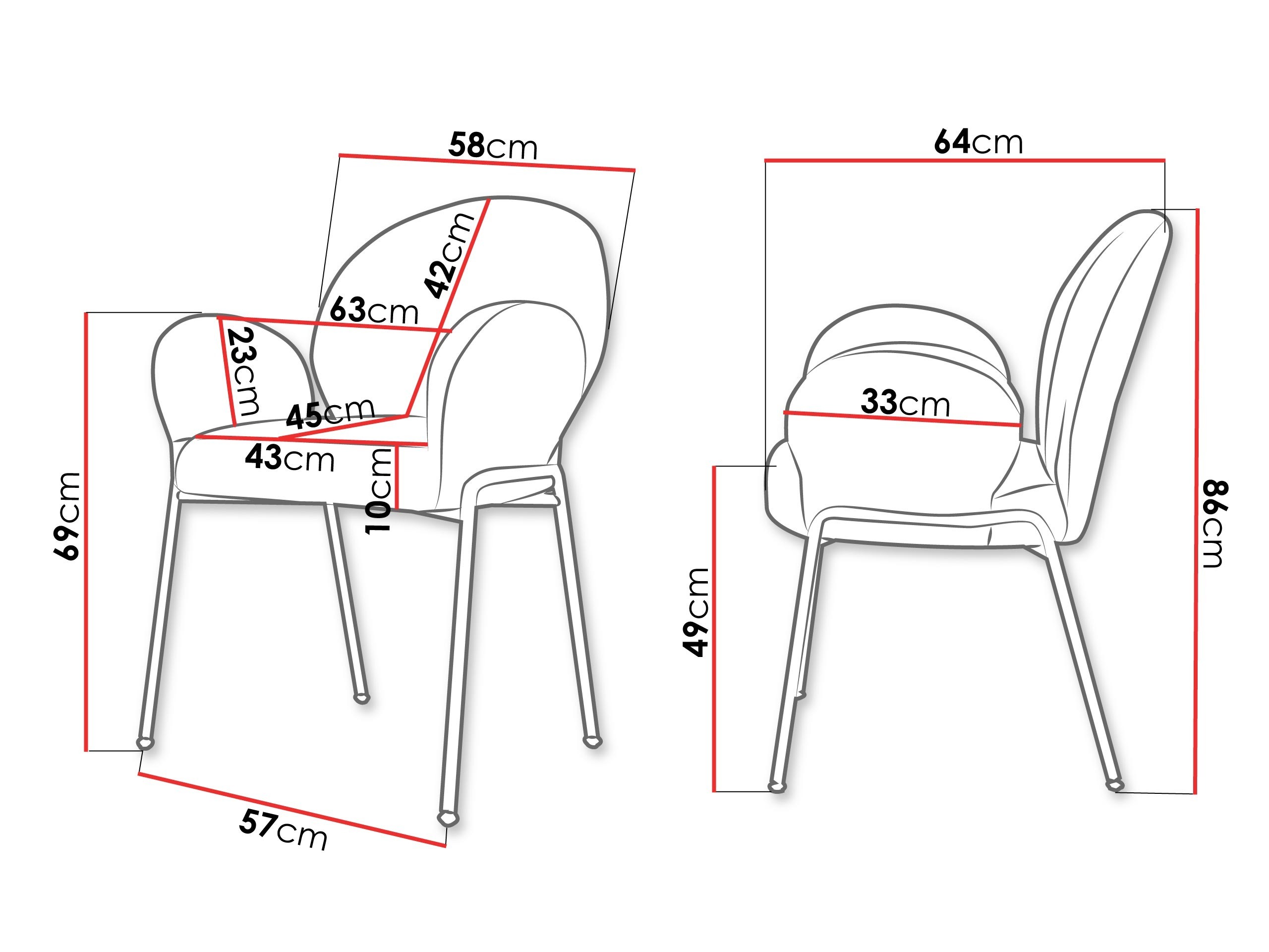 Chair Comfivo Hilaritas XVIII (Black)