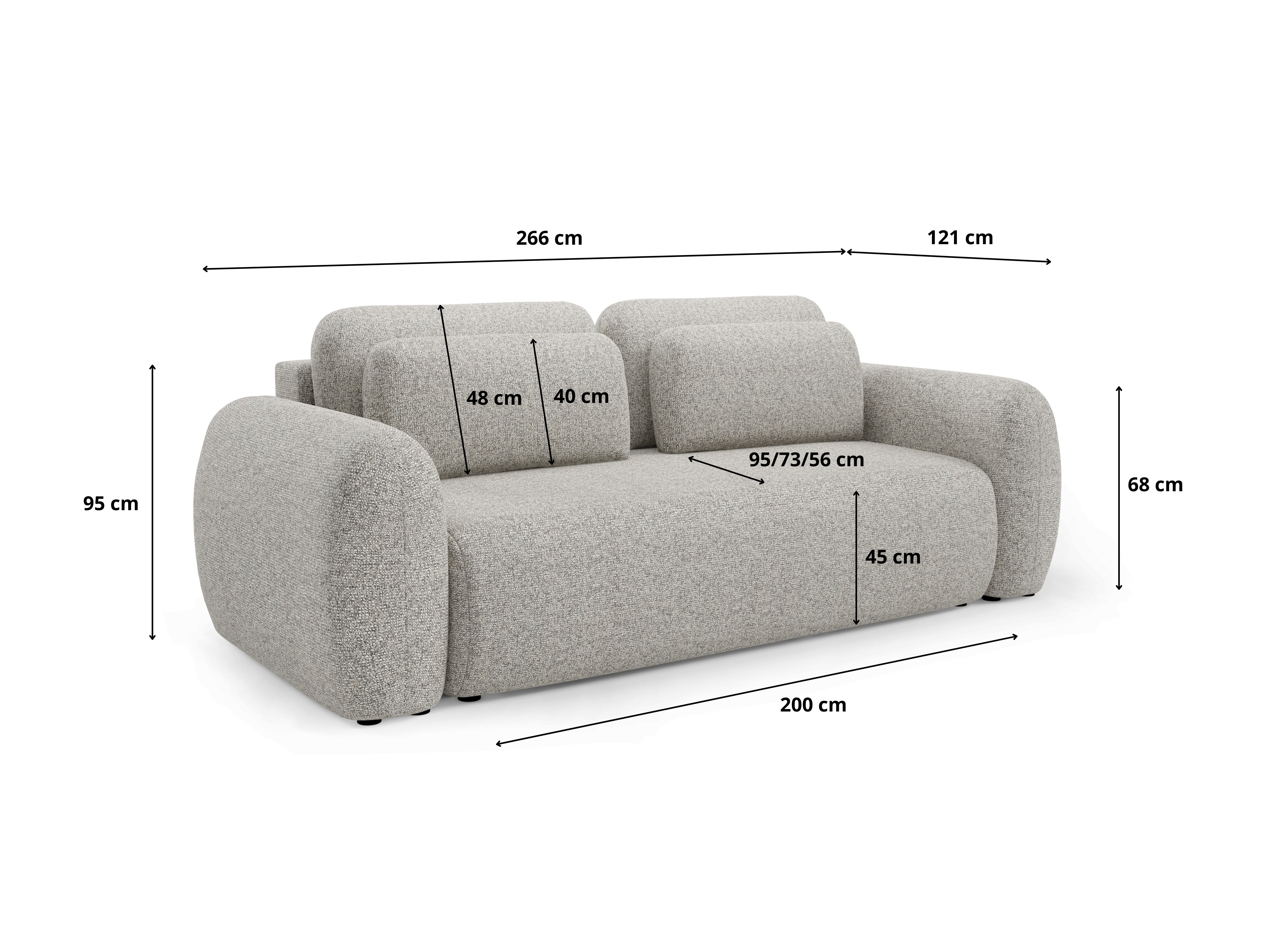 Sofa bed Franklin 102 (Puente 06)