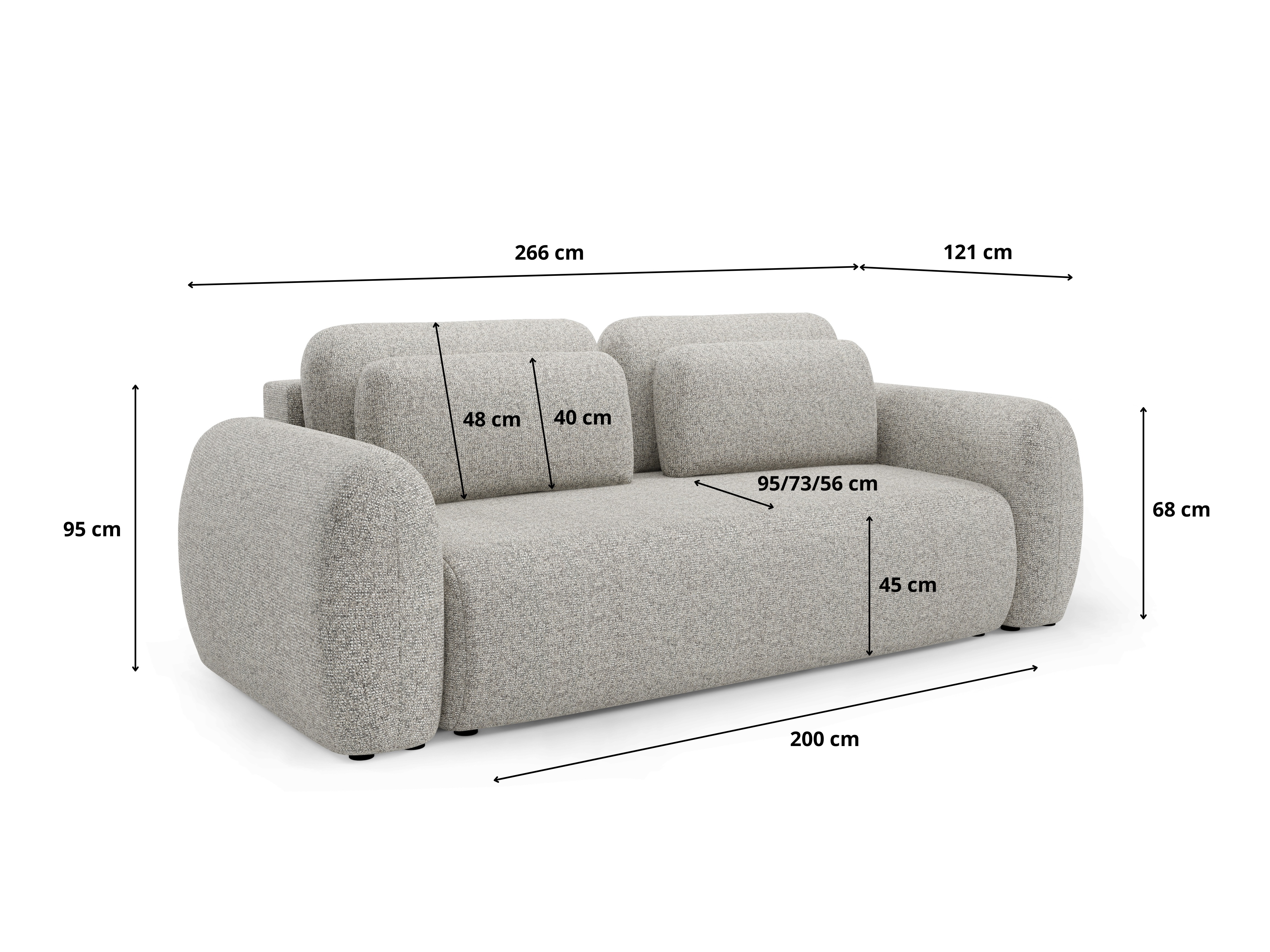 Sofa bed Franklin 102 (Puente 09)