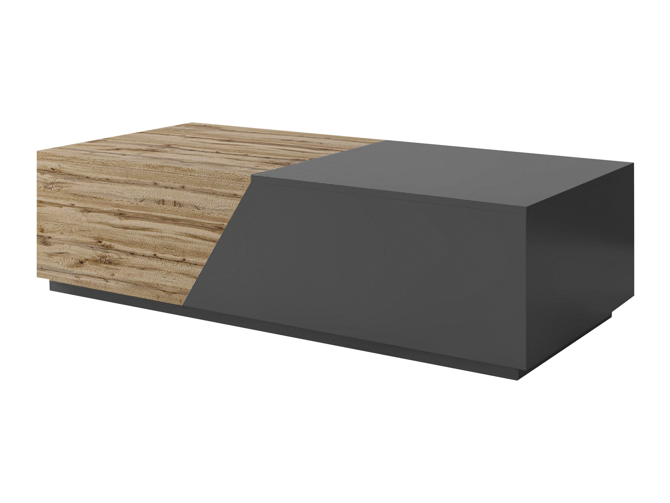 Coffee table Comfivo Daldune (Anthracite + Wotan Oak)