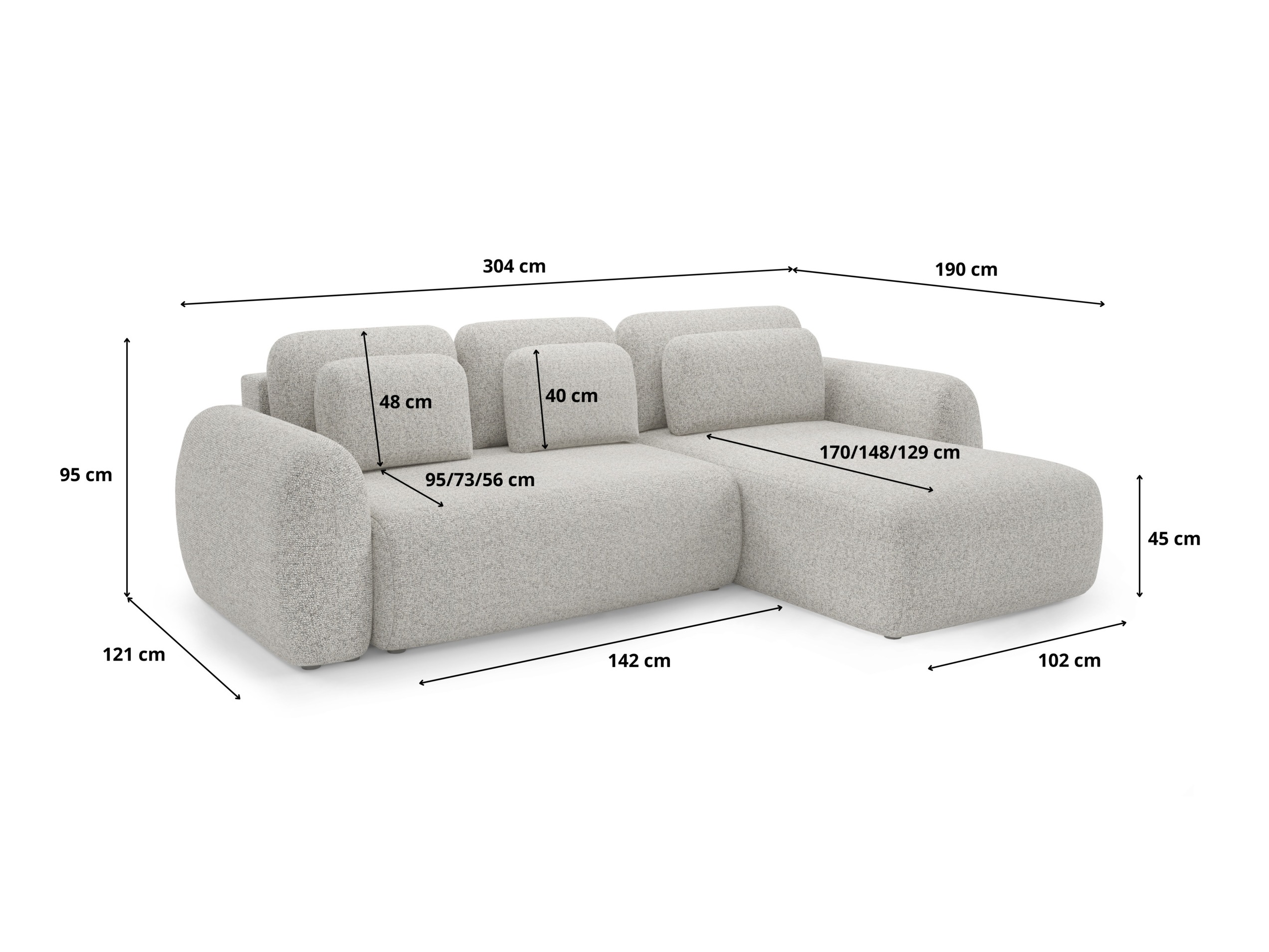 Corner sofa Franklin 104 (Puente 09)