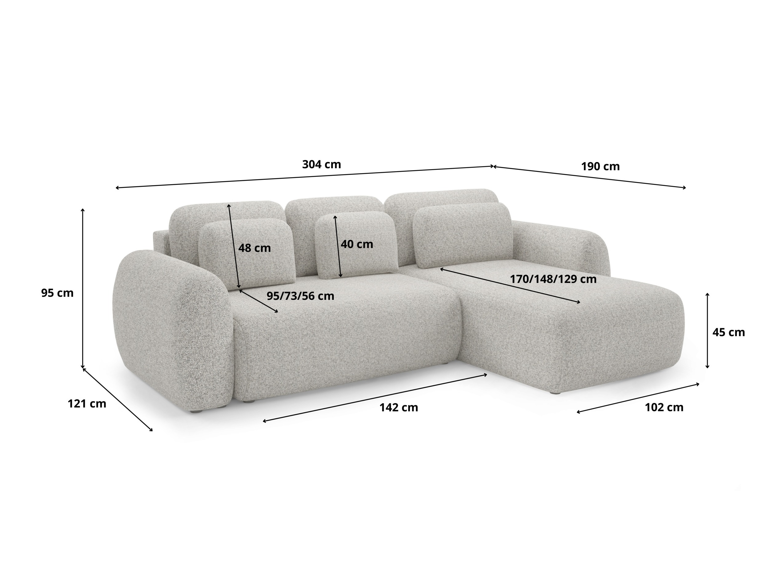 Corner sofa Franklin 104 (Puente 11)